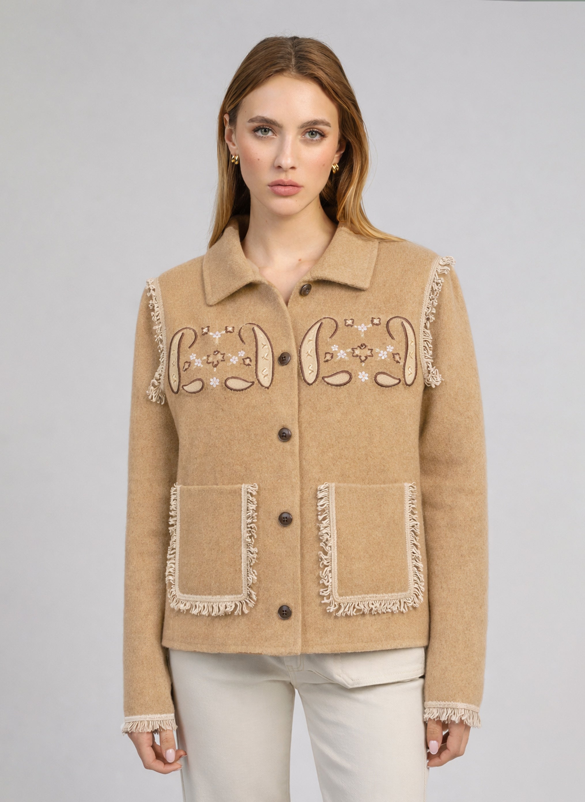 GILET NISANI beige