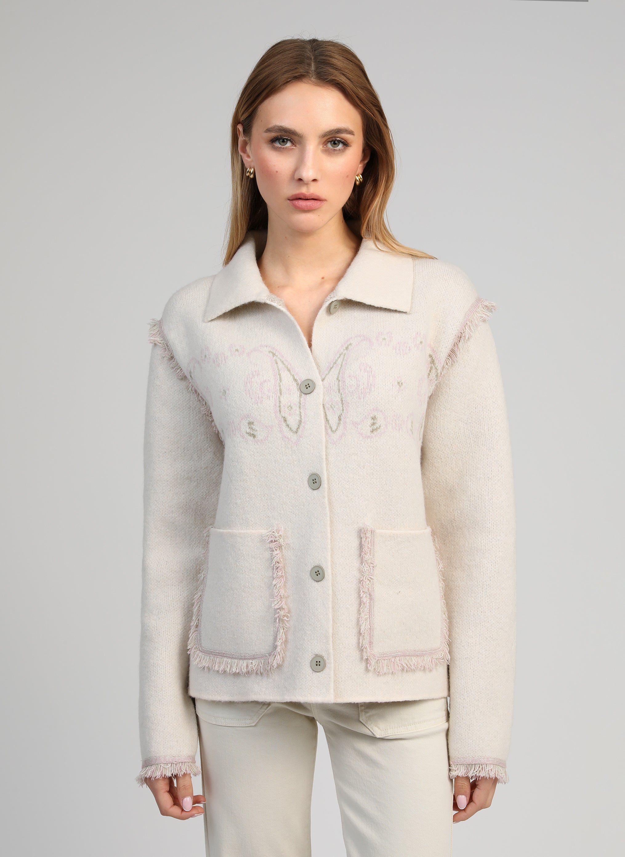 GILET NISANI vanille