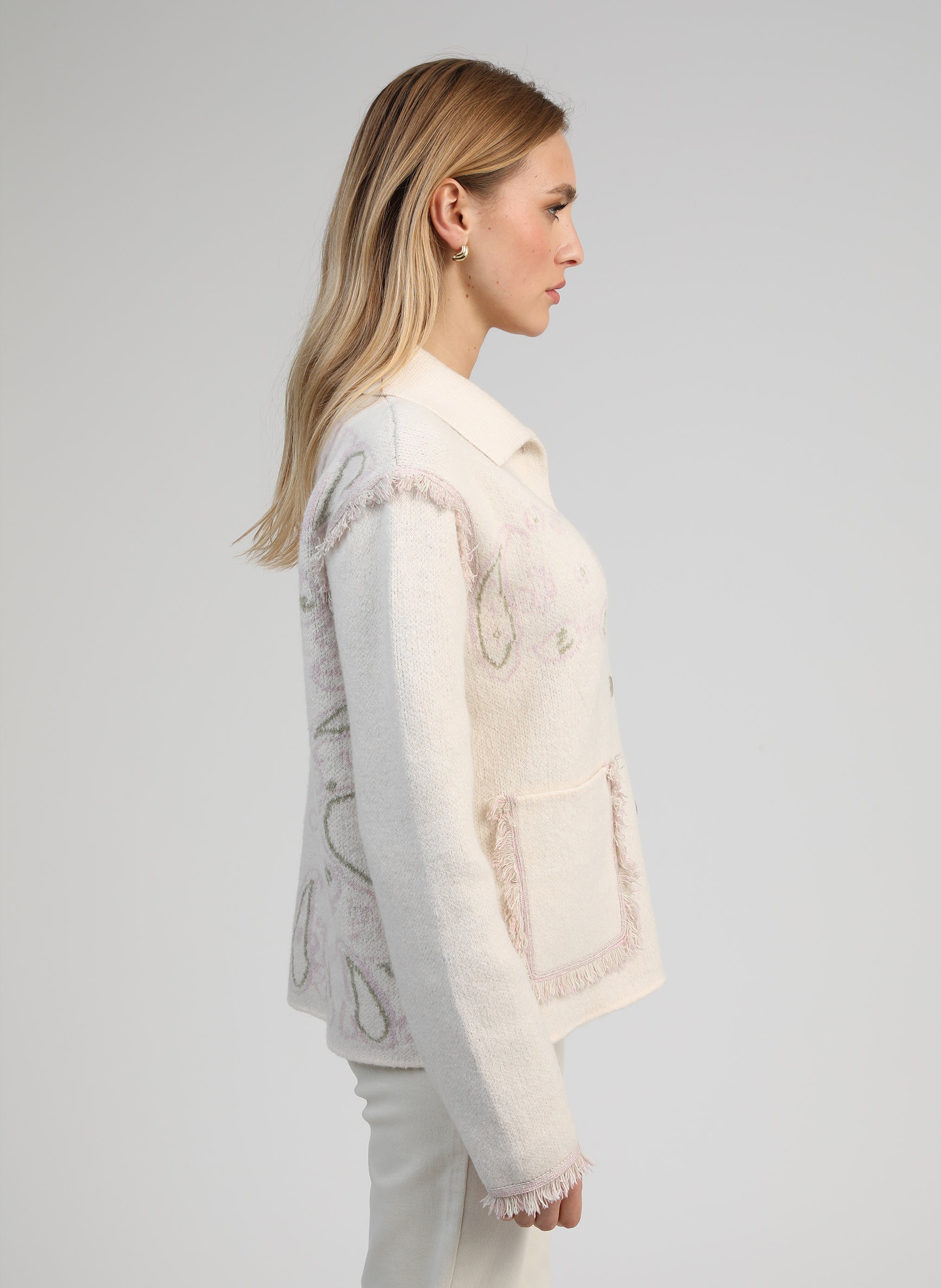 GILET NISANI vanille