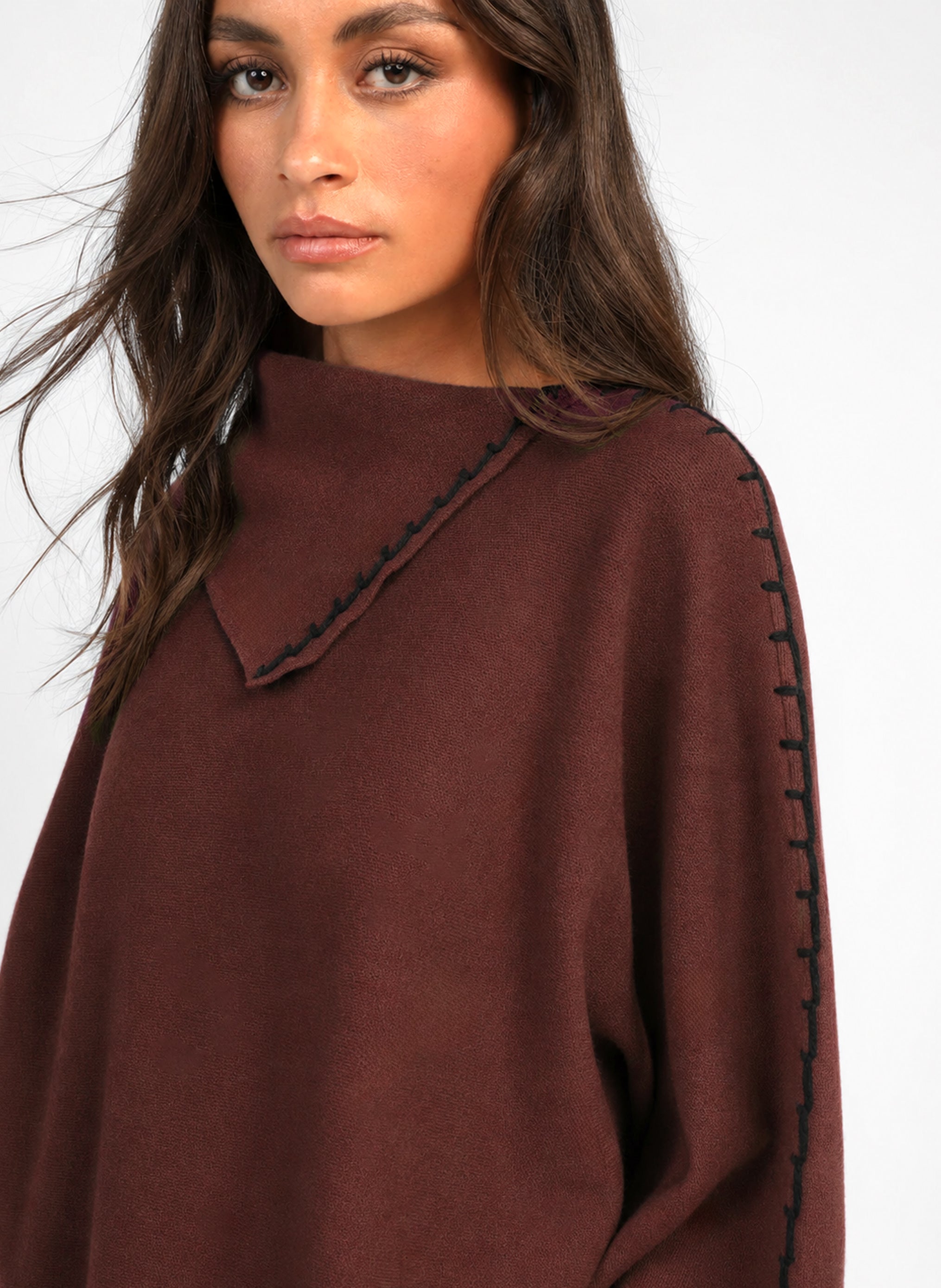 PULL NOFELIO chocolat