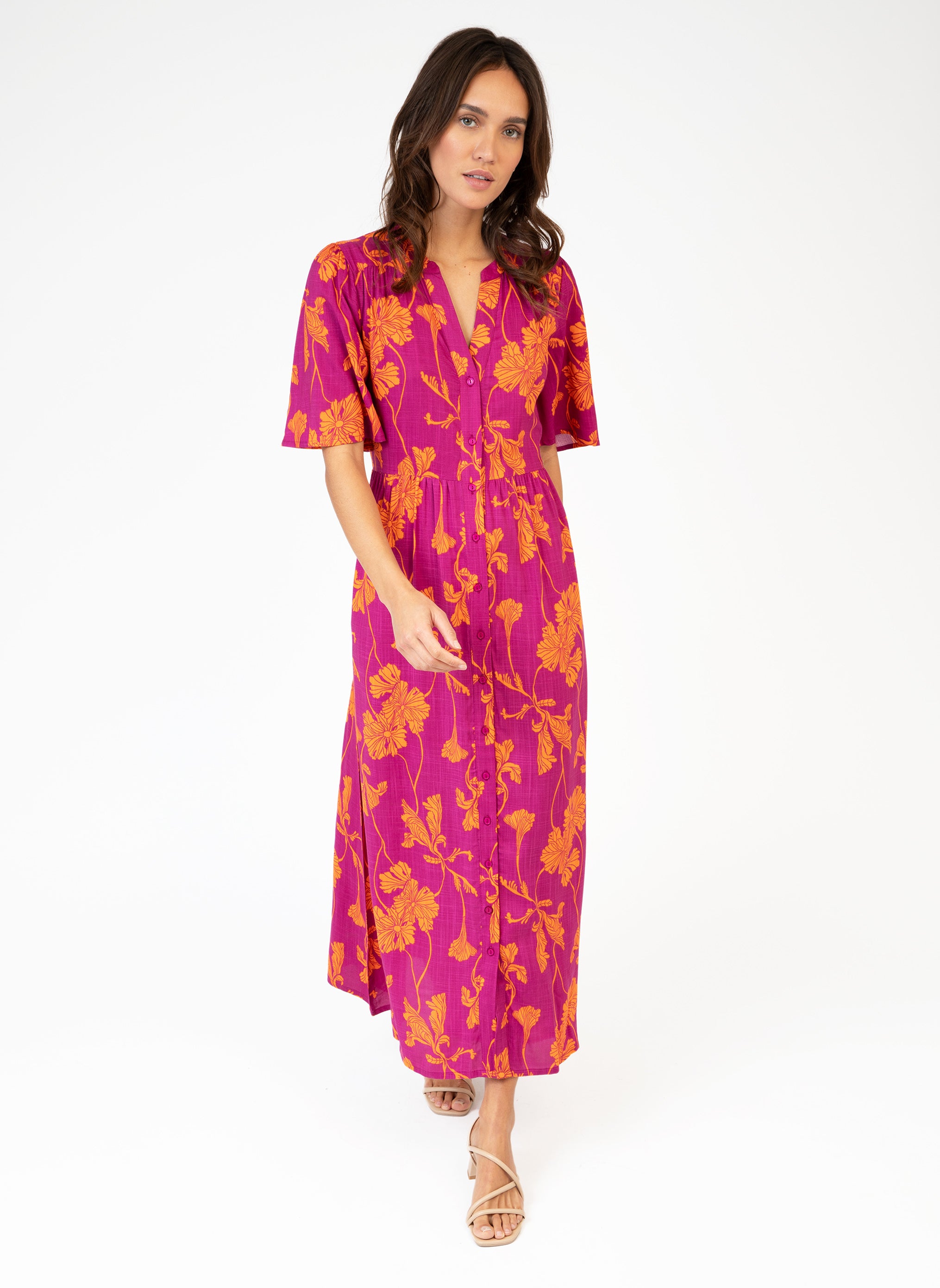 ROBE LONGUE ODEMARA tory violet