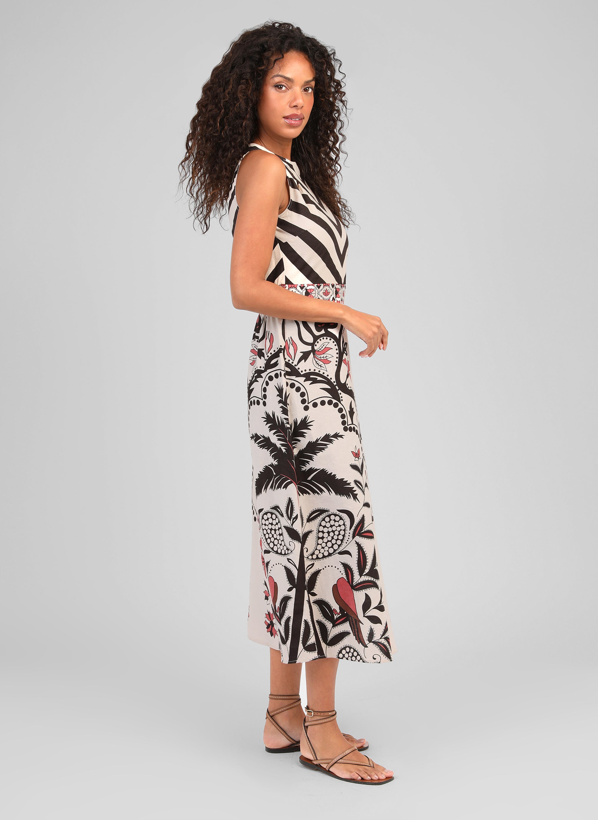 ROBE LONGUE OJANNY tolina ecru