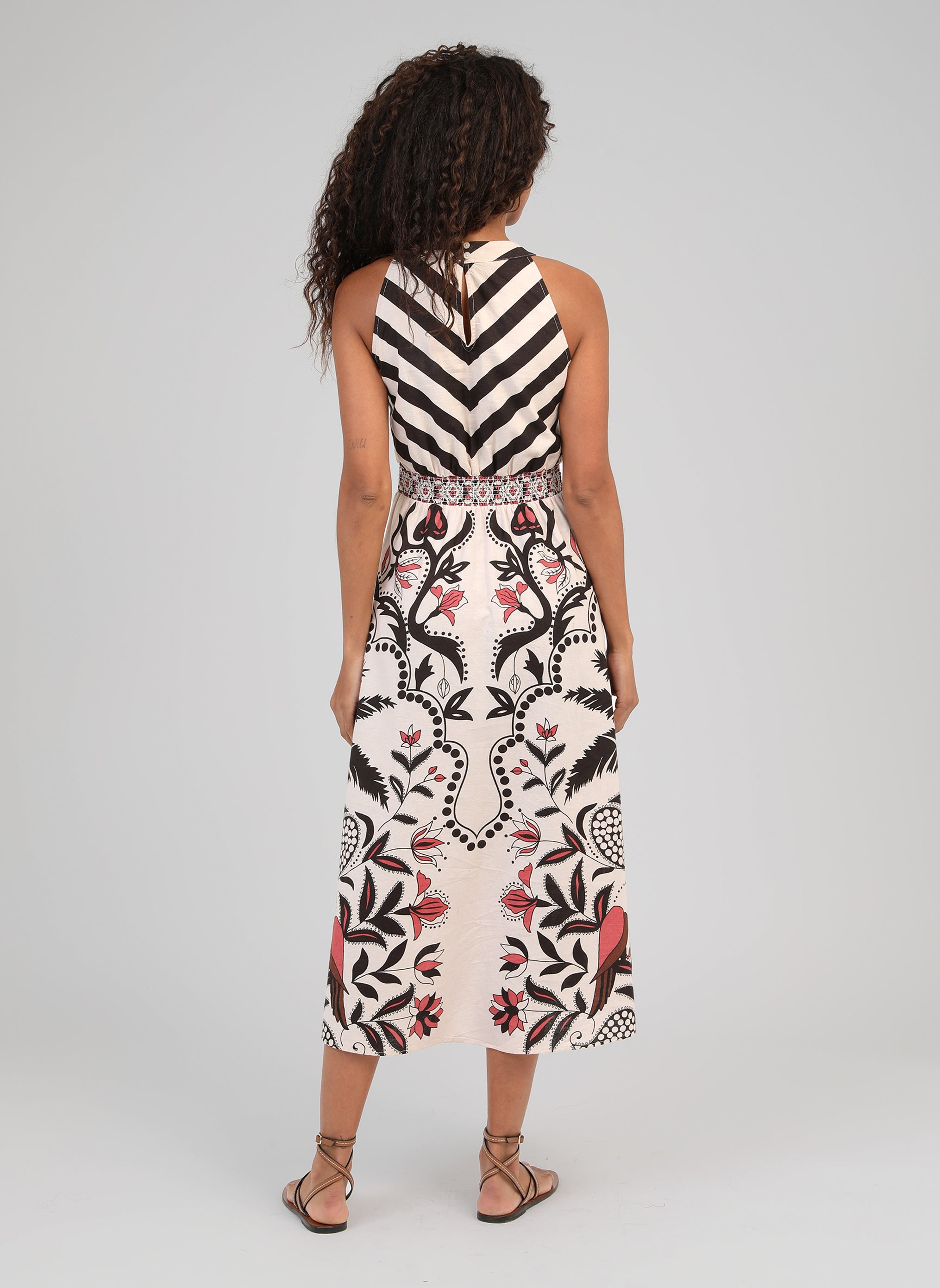ROBE LONGUE OJANNY tolina ecru