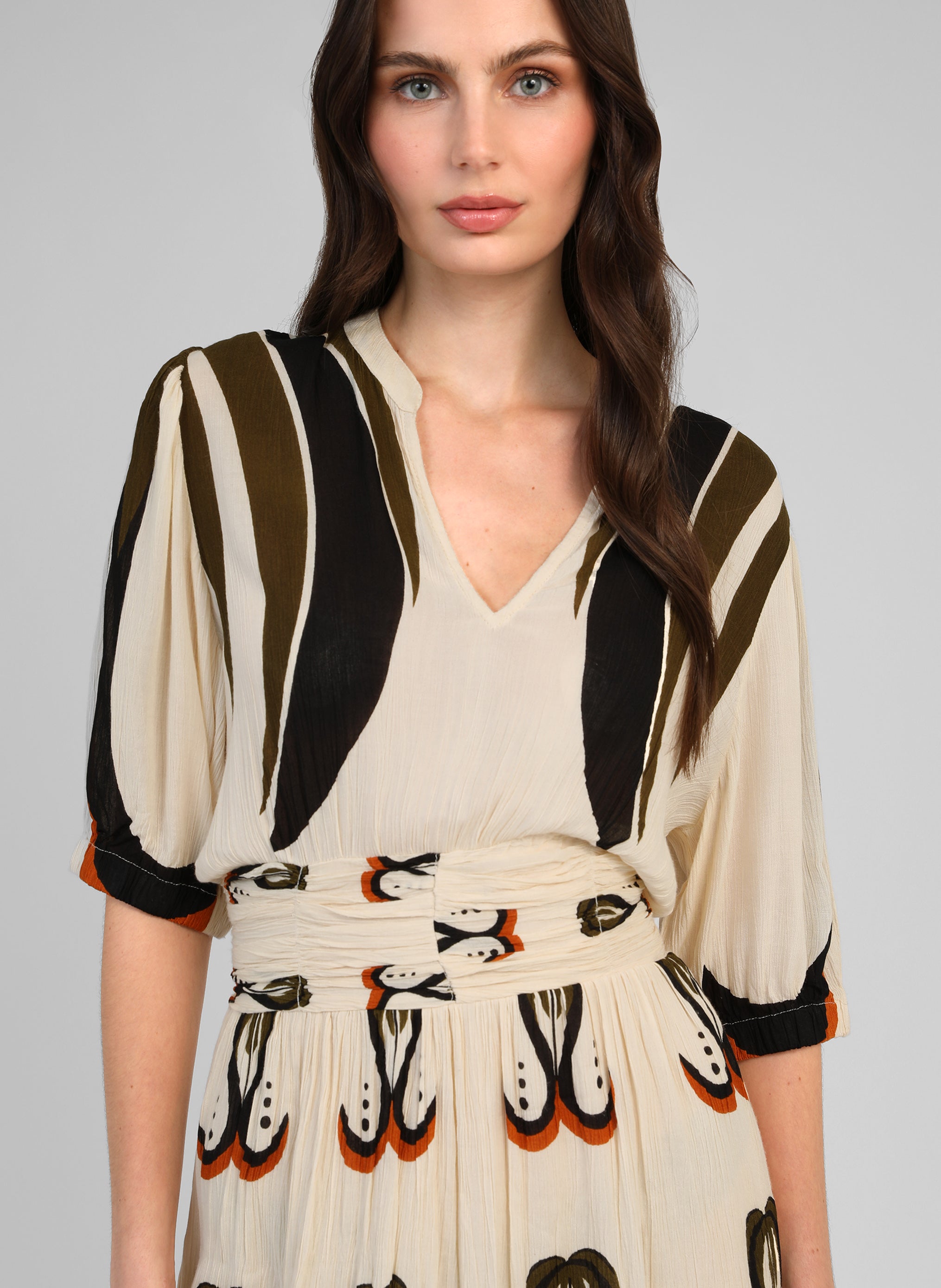 ROBE LONGUE OMOANA shalima ecru