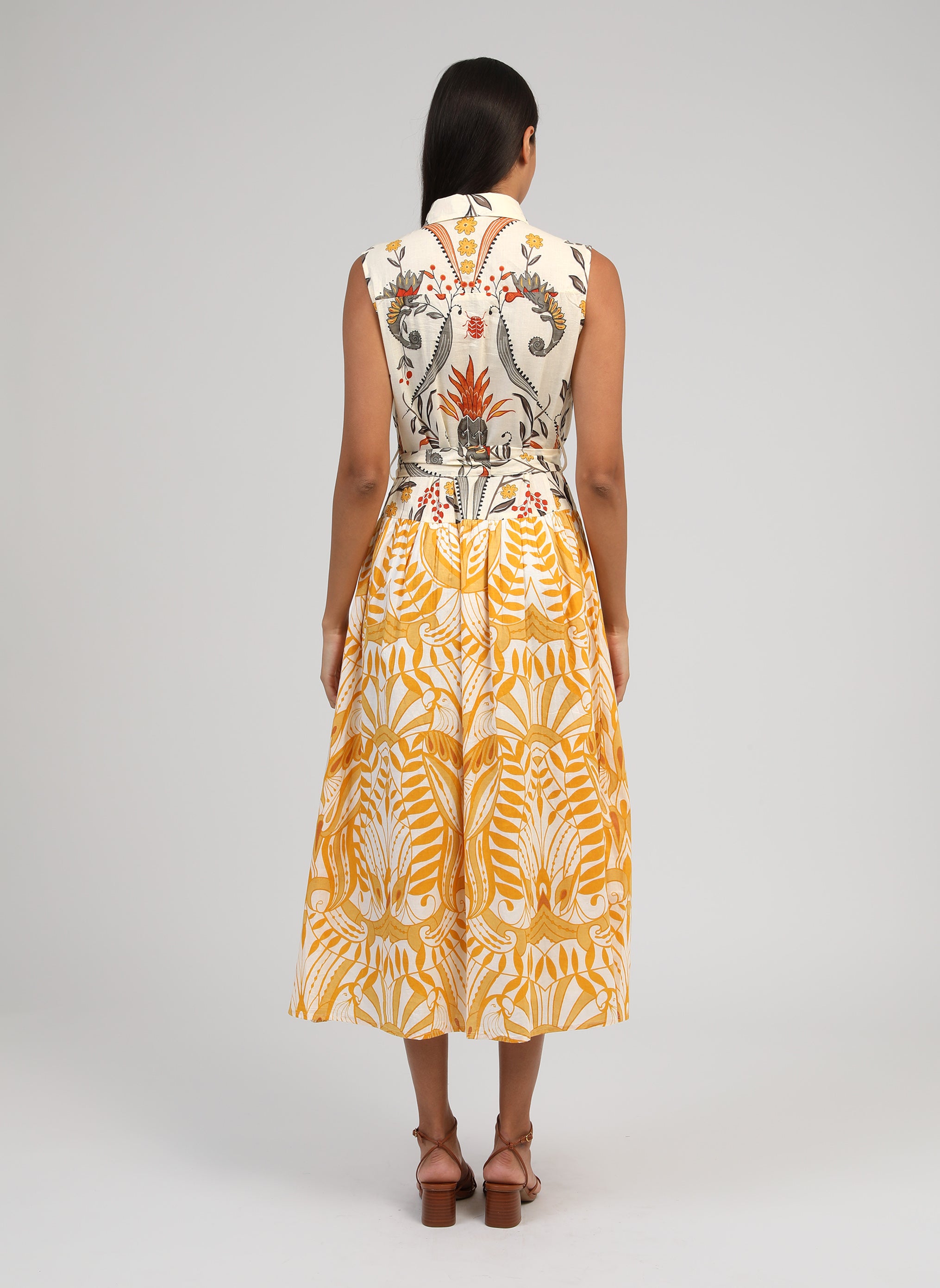 ROBE LONGUE OPRIZIA camilla ecru