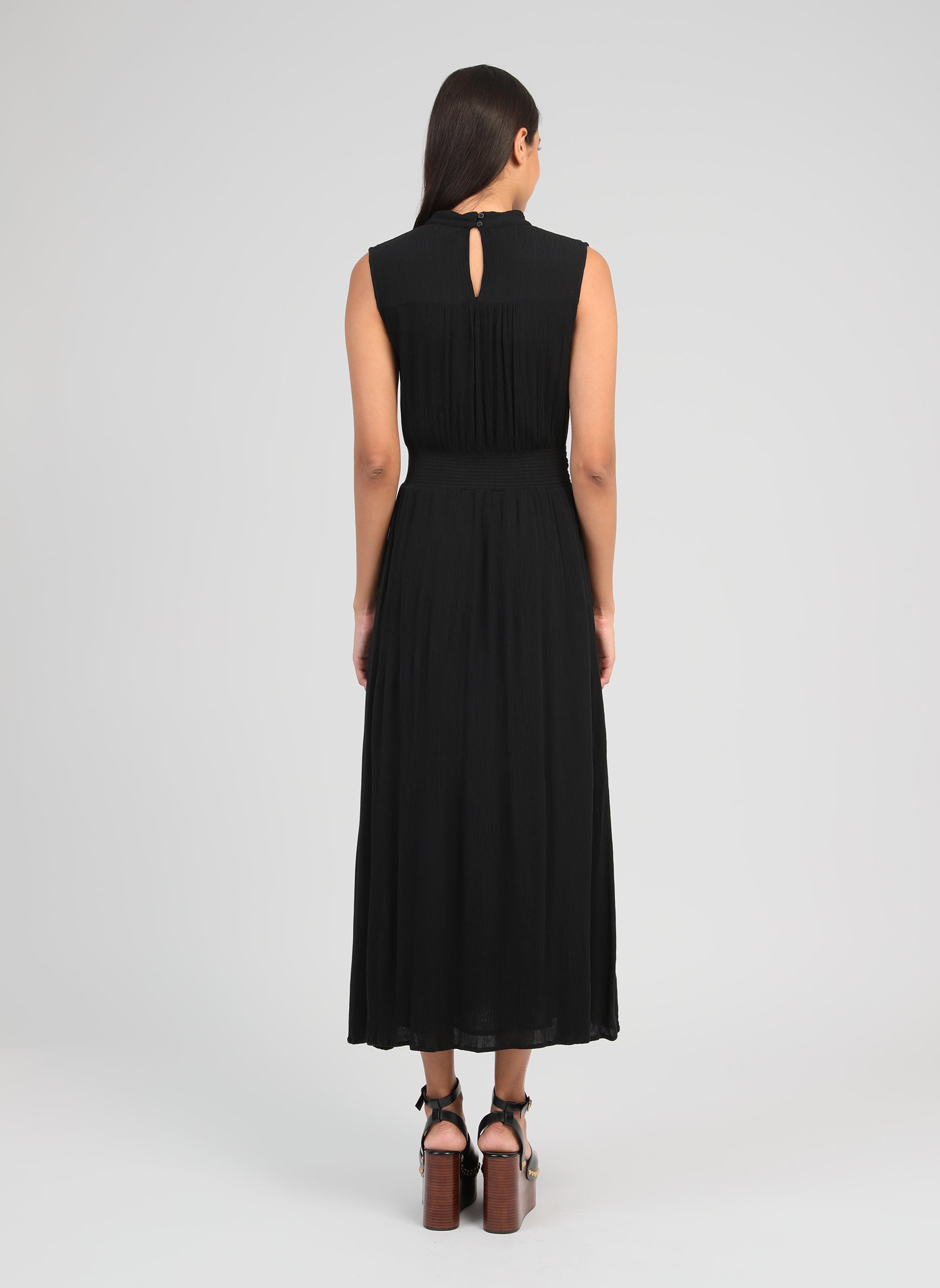 ROBE LONGUE ORLANY noir