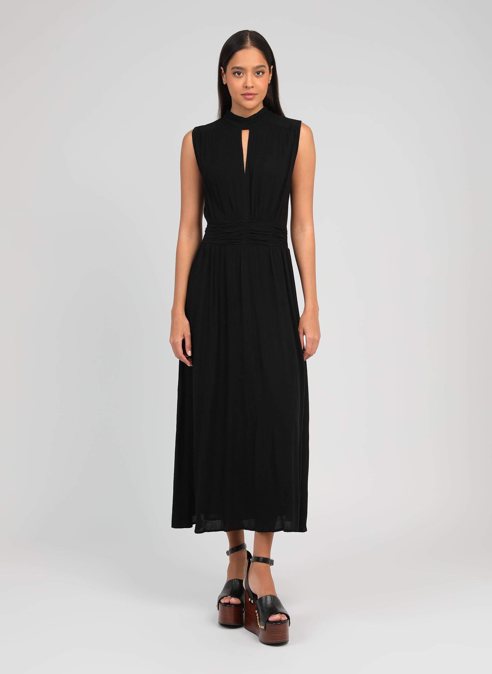 ROBE LONGUE ORLANY noir