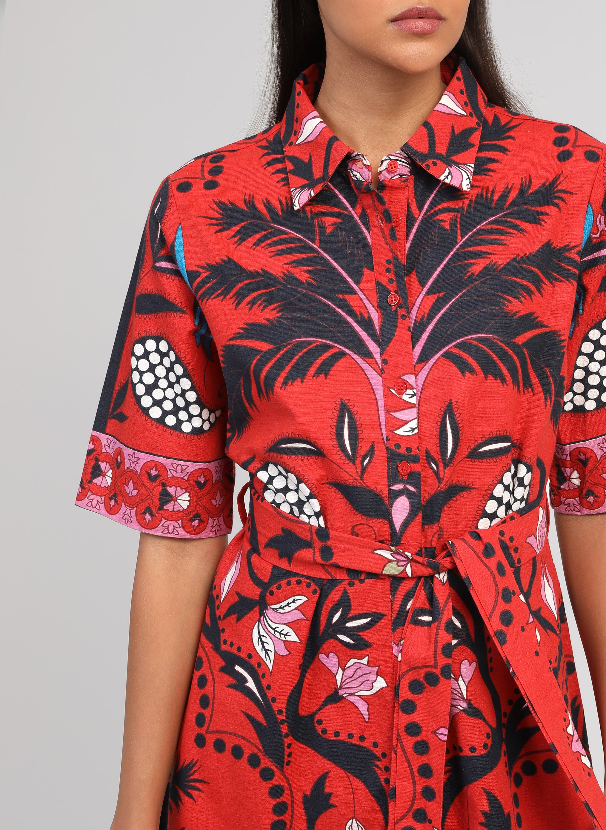 ROBE LONGUE OSMILA topico multico