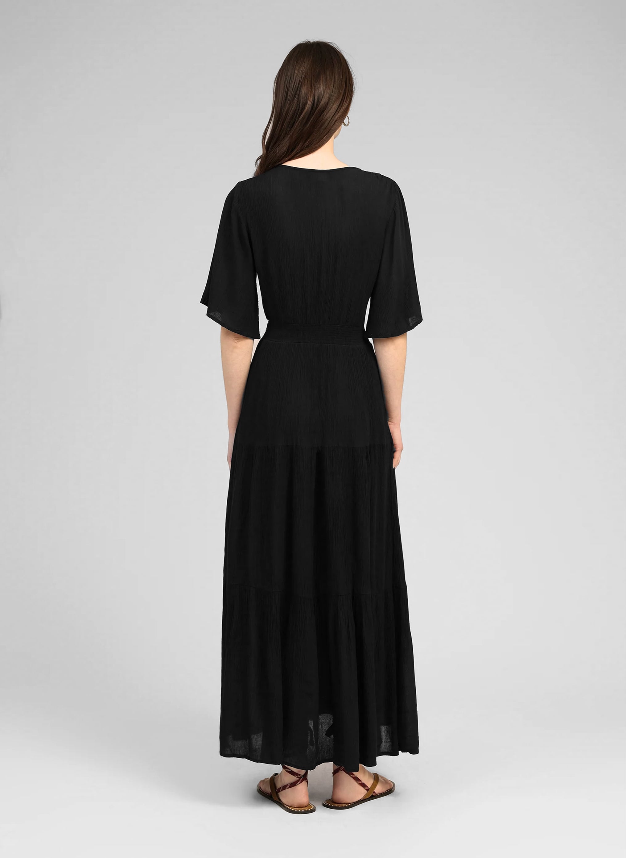 ROBE LONGUE OSUNCHALA noir