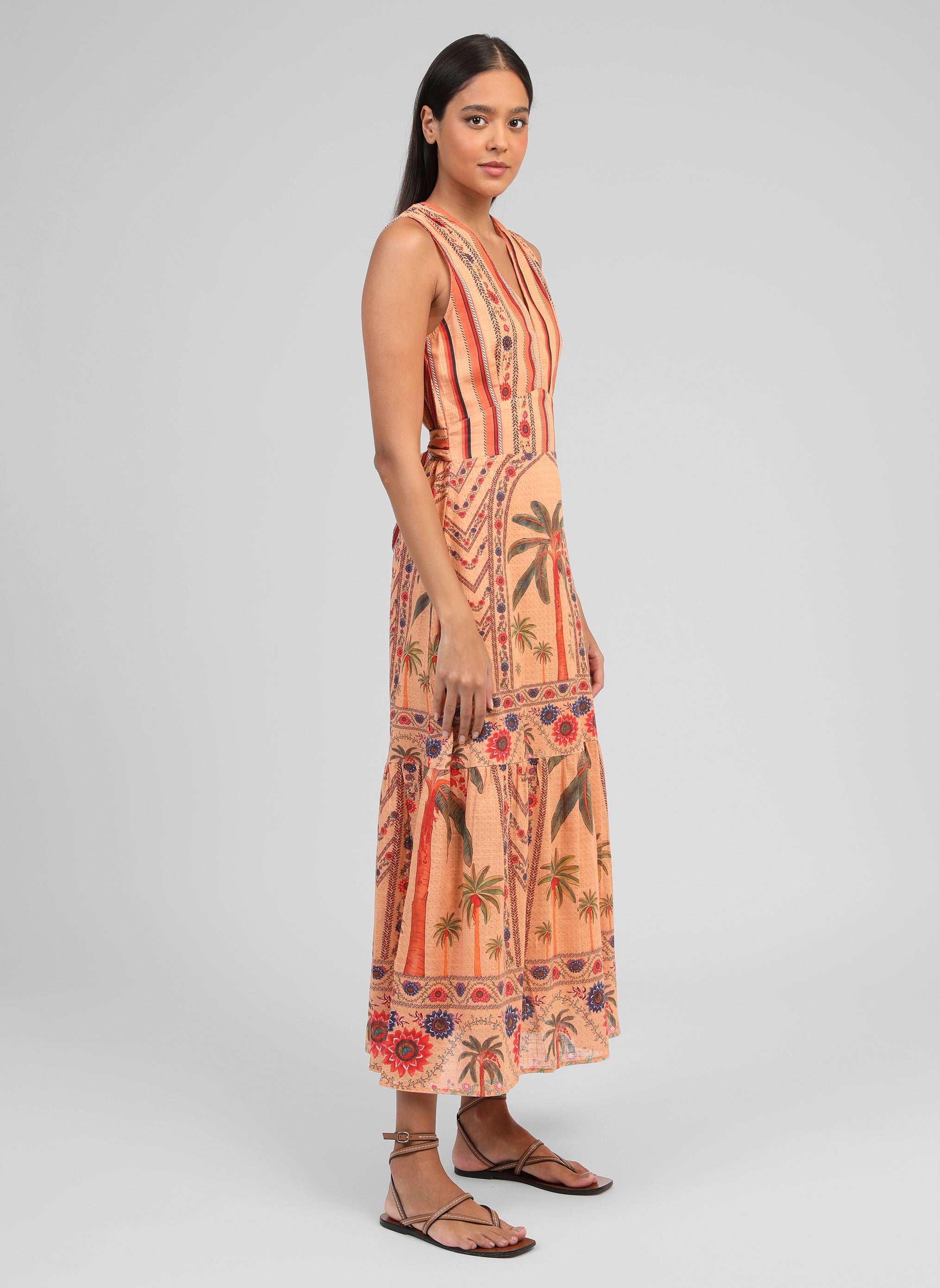 ROBE LONGUE OVANNA laloma orange