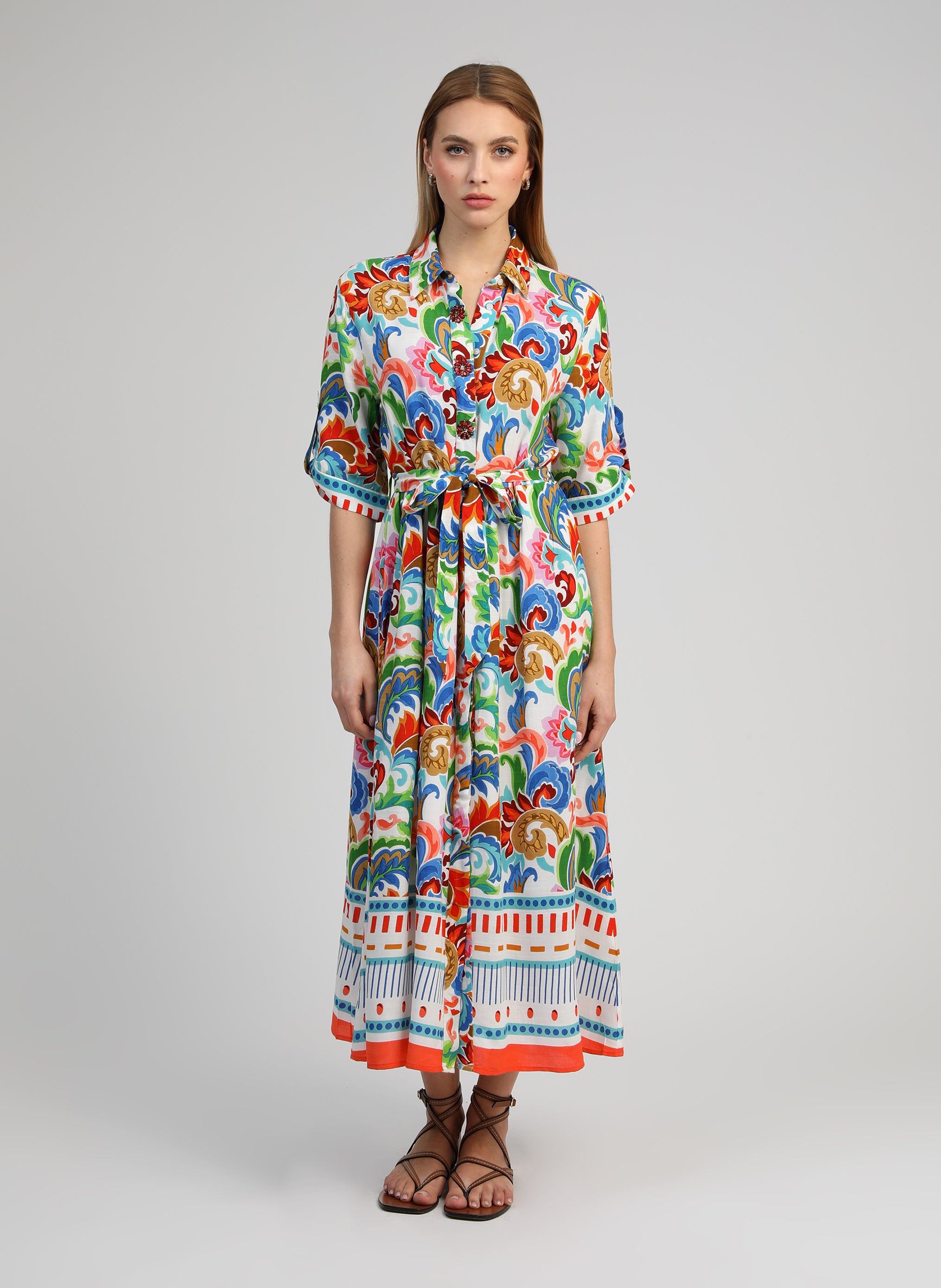 ROBE LONGUE OVINTALA lanzi multico