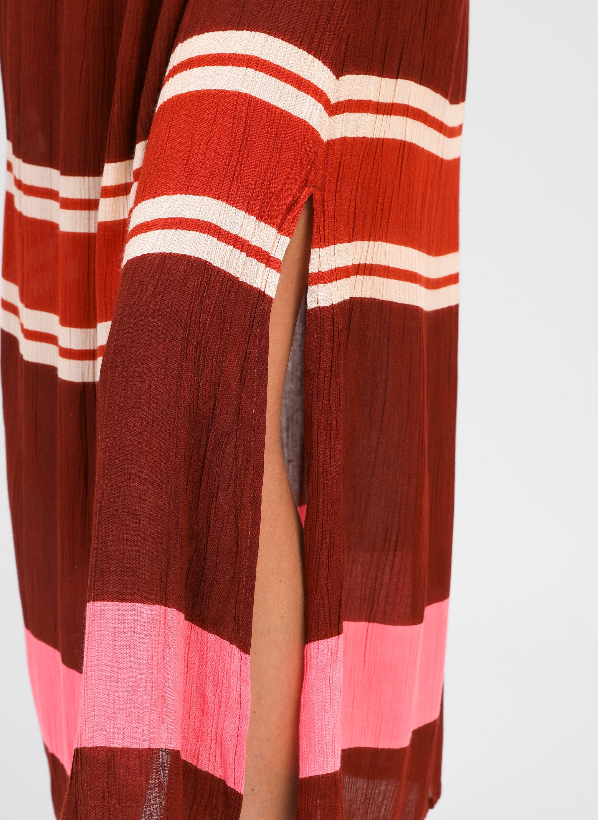 ROBE LONGUE OWENILA peruna brique