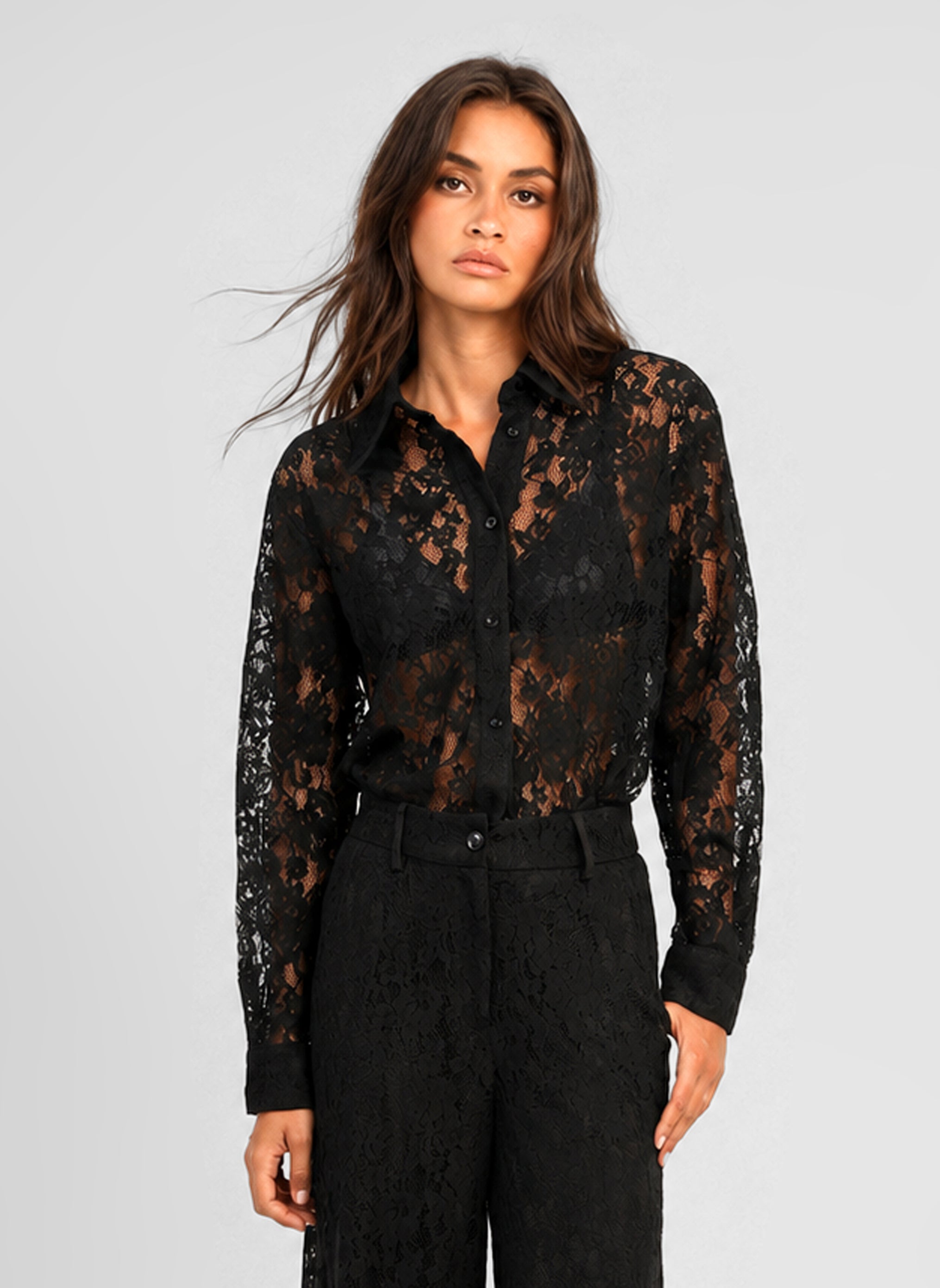 CHEMISE AMONINA noir