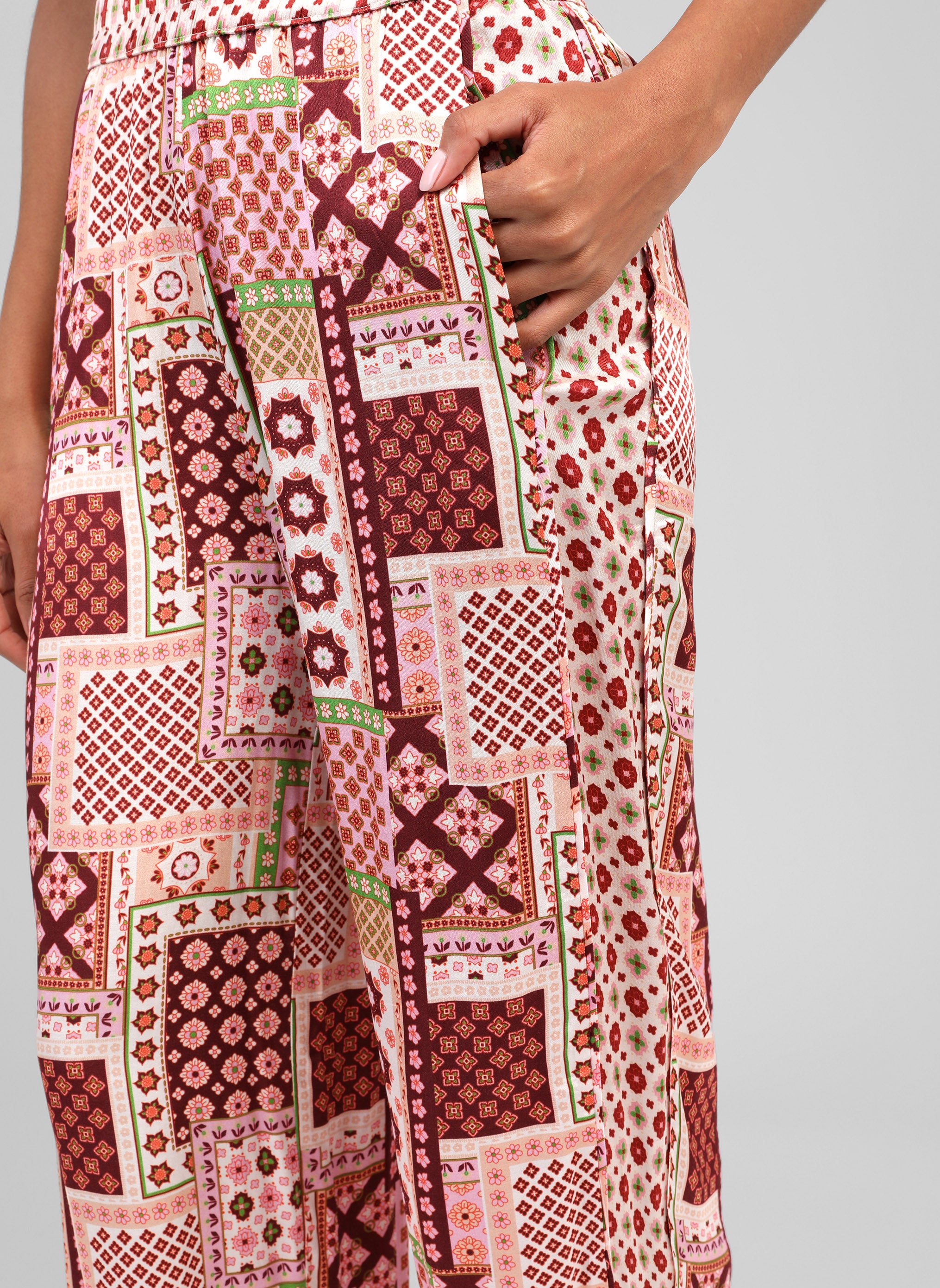 PANTALON PRESLEY patchila bordeaux