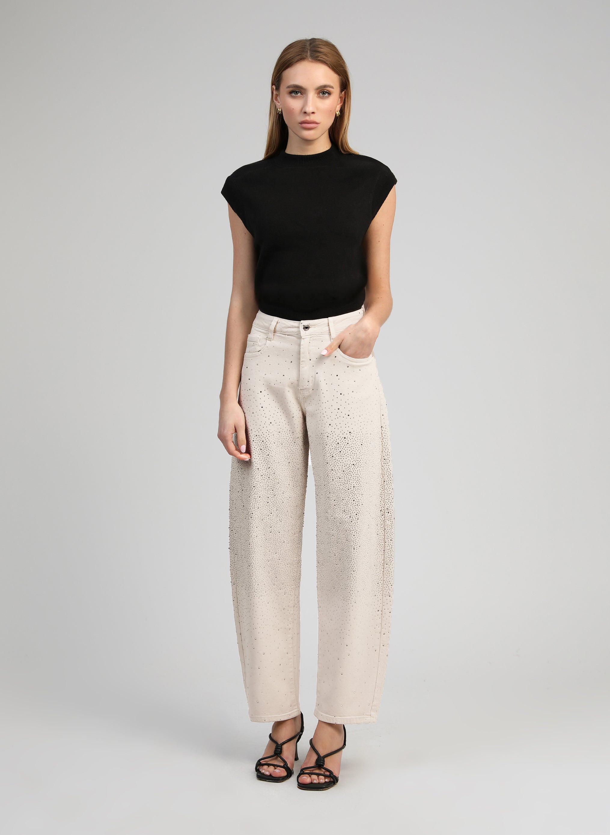 PANTALON PALONE beige delave