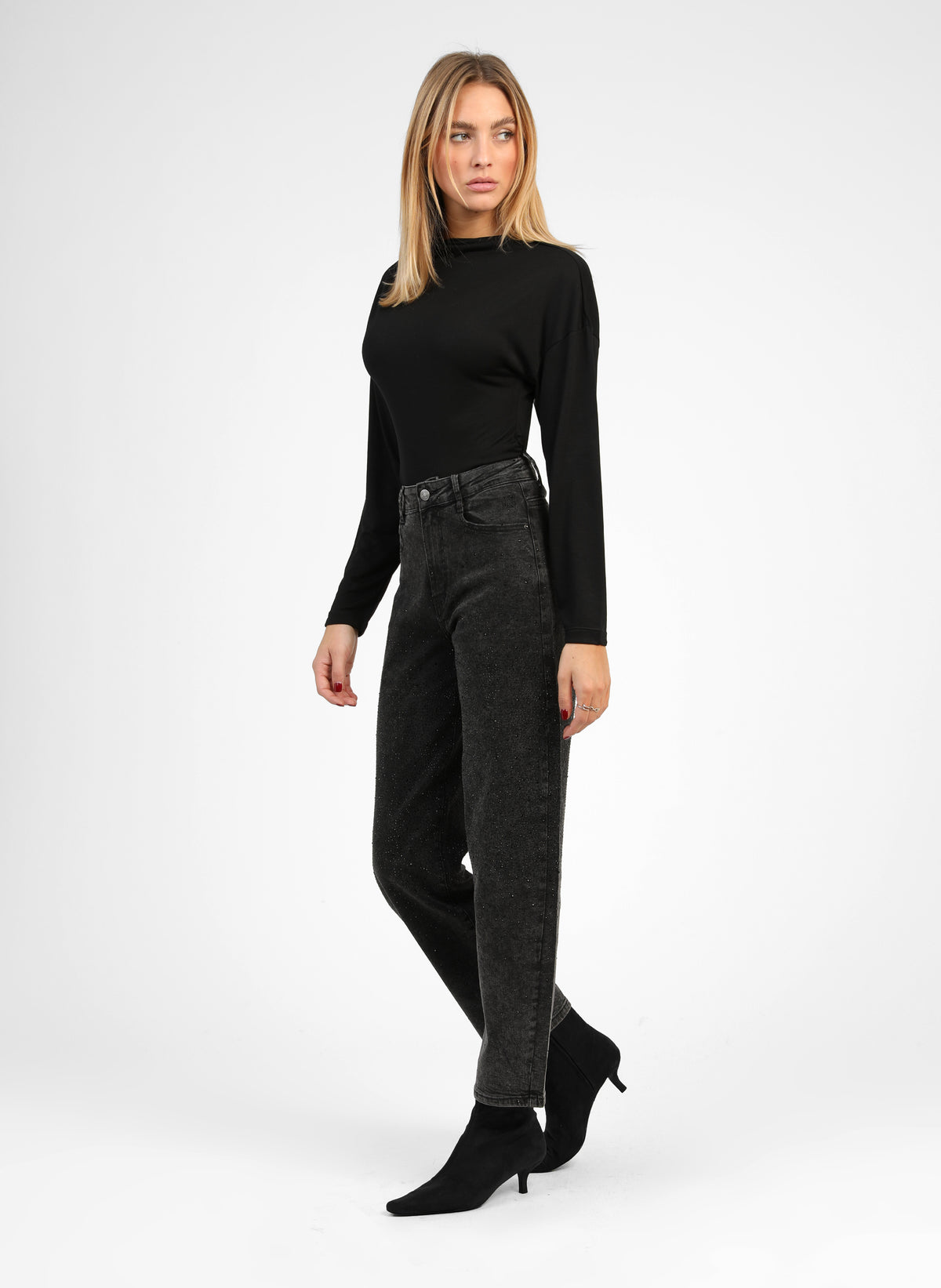 PANTALONES PALONE DE VAQUEROS antracita