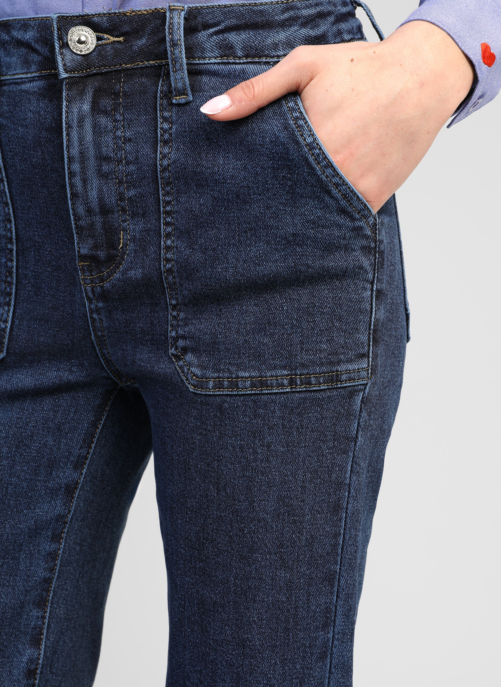 PANTALON PARMY STONE bleu stone