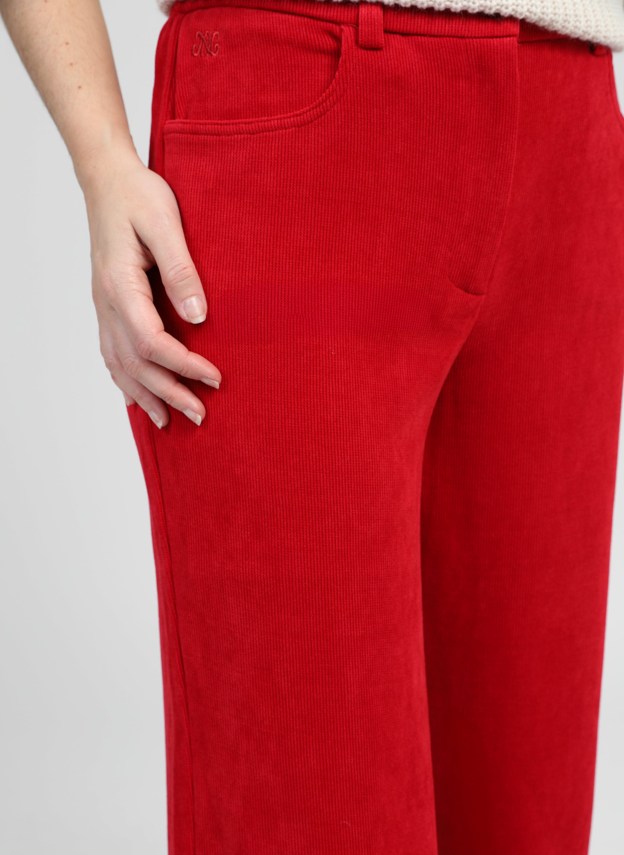 PANTALON PERDY rouge