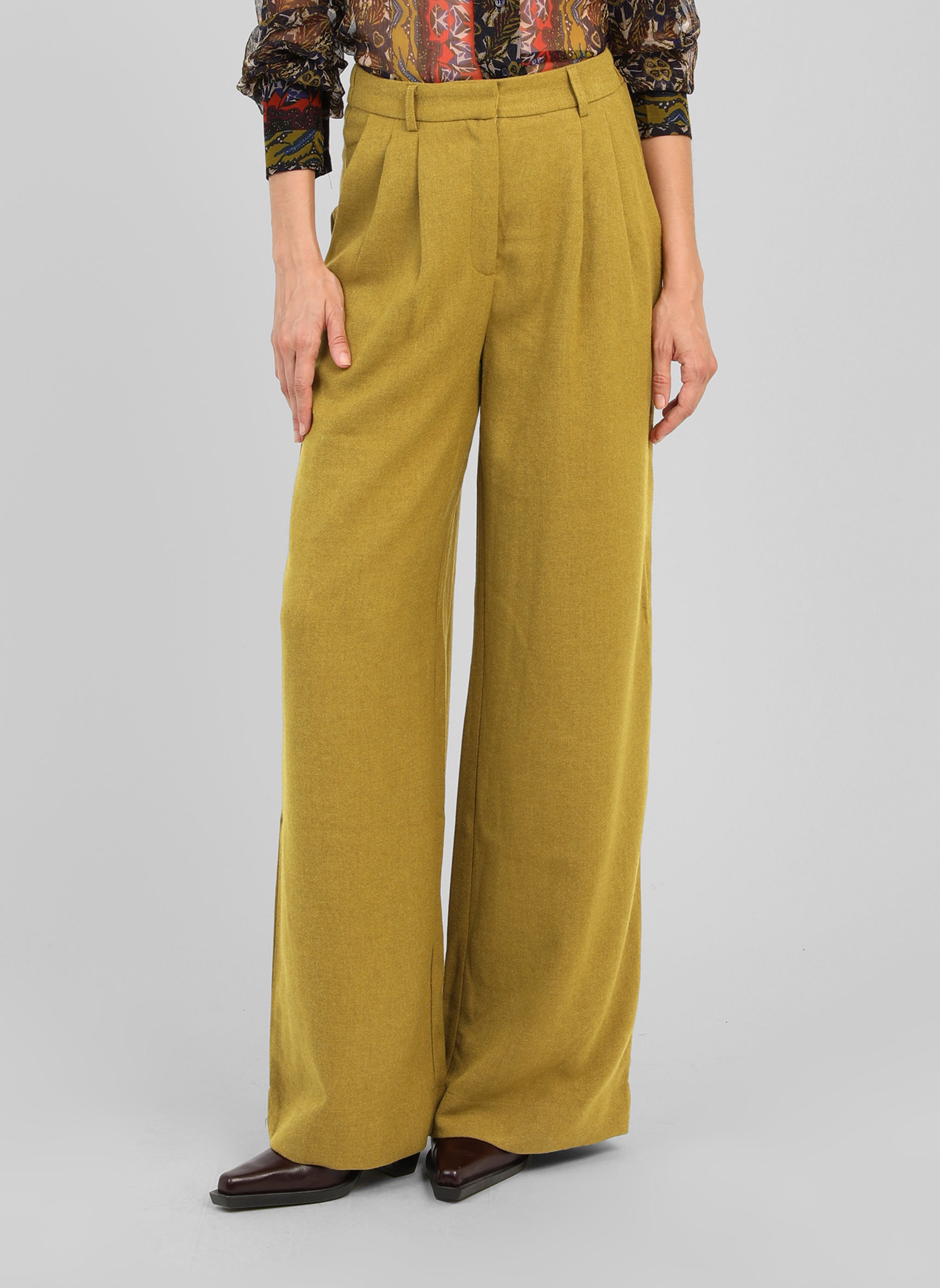 PANTALON PERLA absynthe