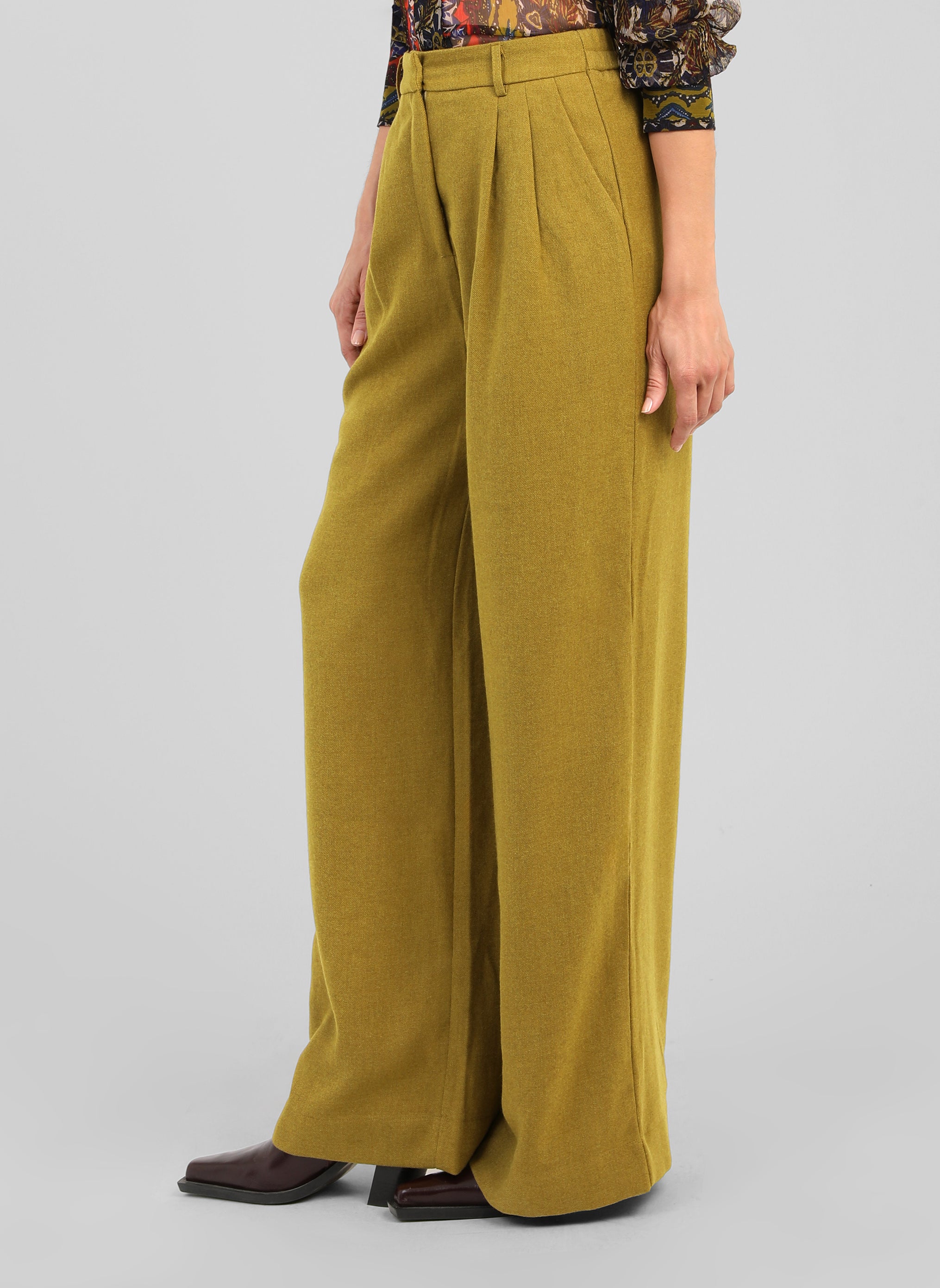 PANTALON PERLA absynthe