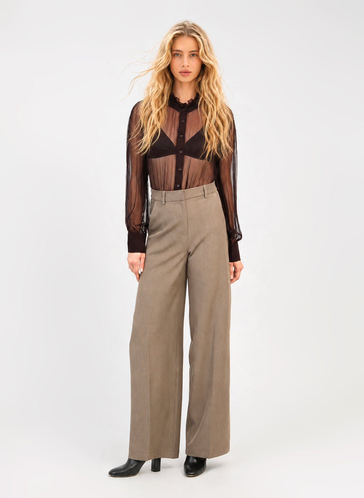 PERLIVA PANTS, taupe