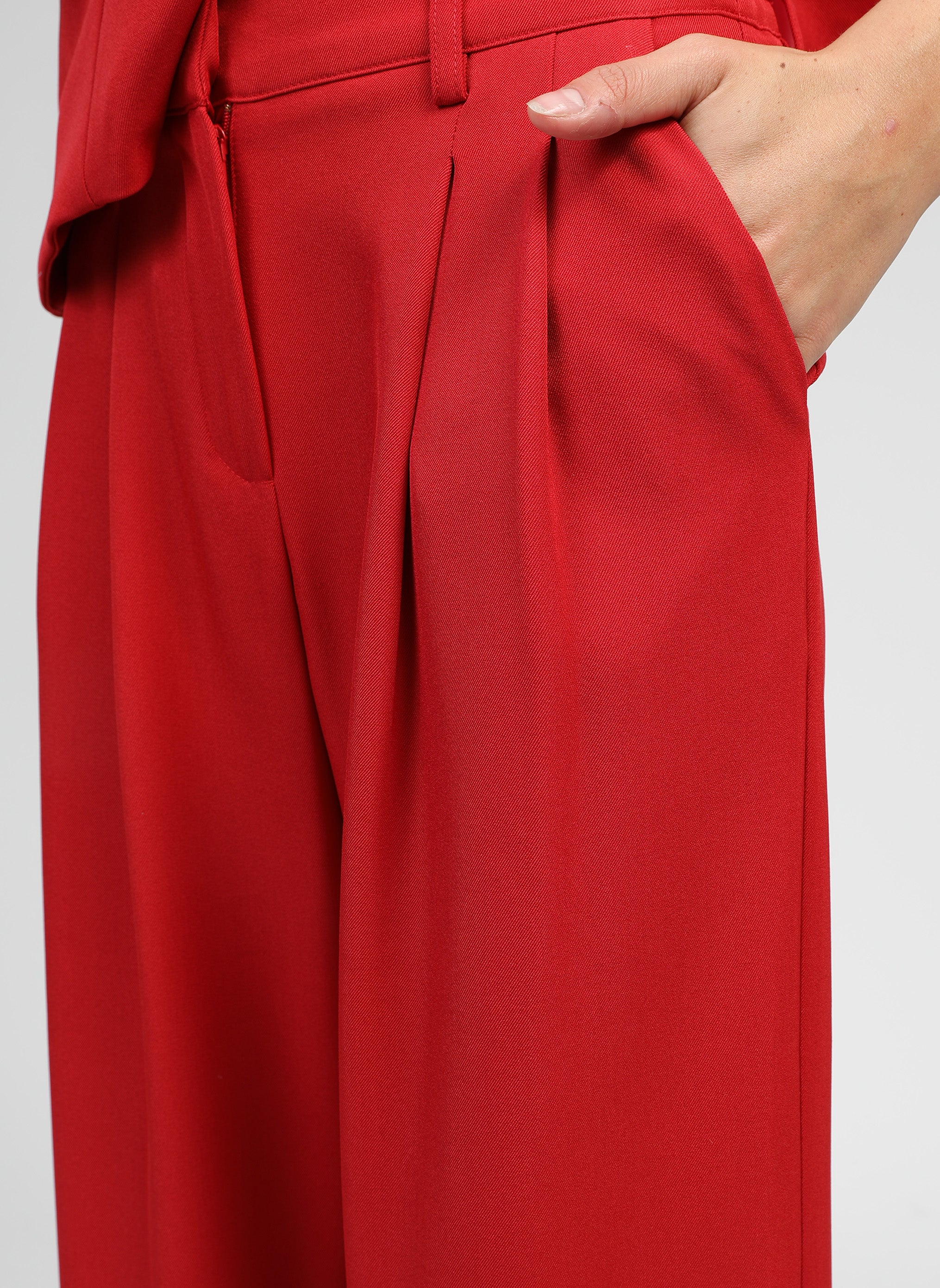PANTALON PHELISE rouge