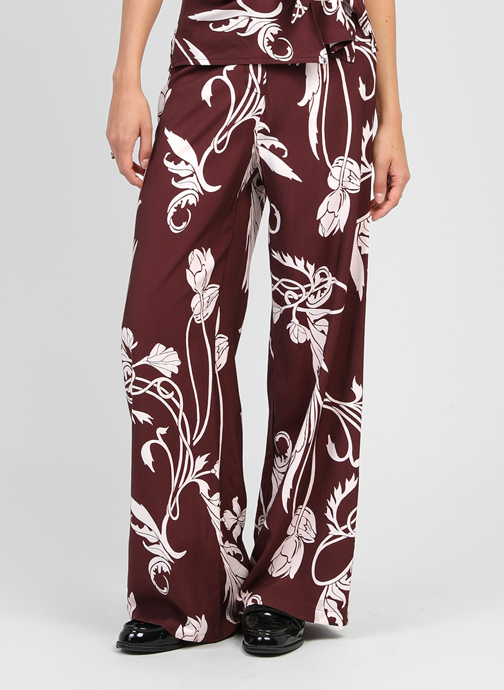 PANTALON PHLORA kriket bordeaux