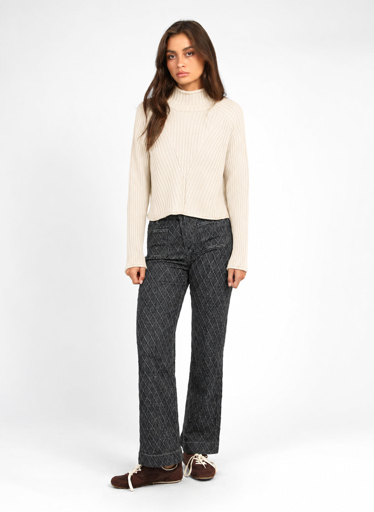 PANTALON PICROISE gris foncé