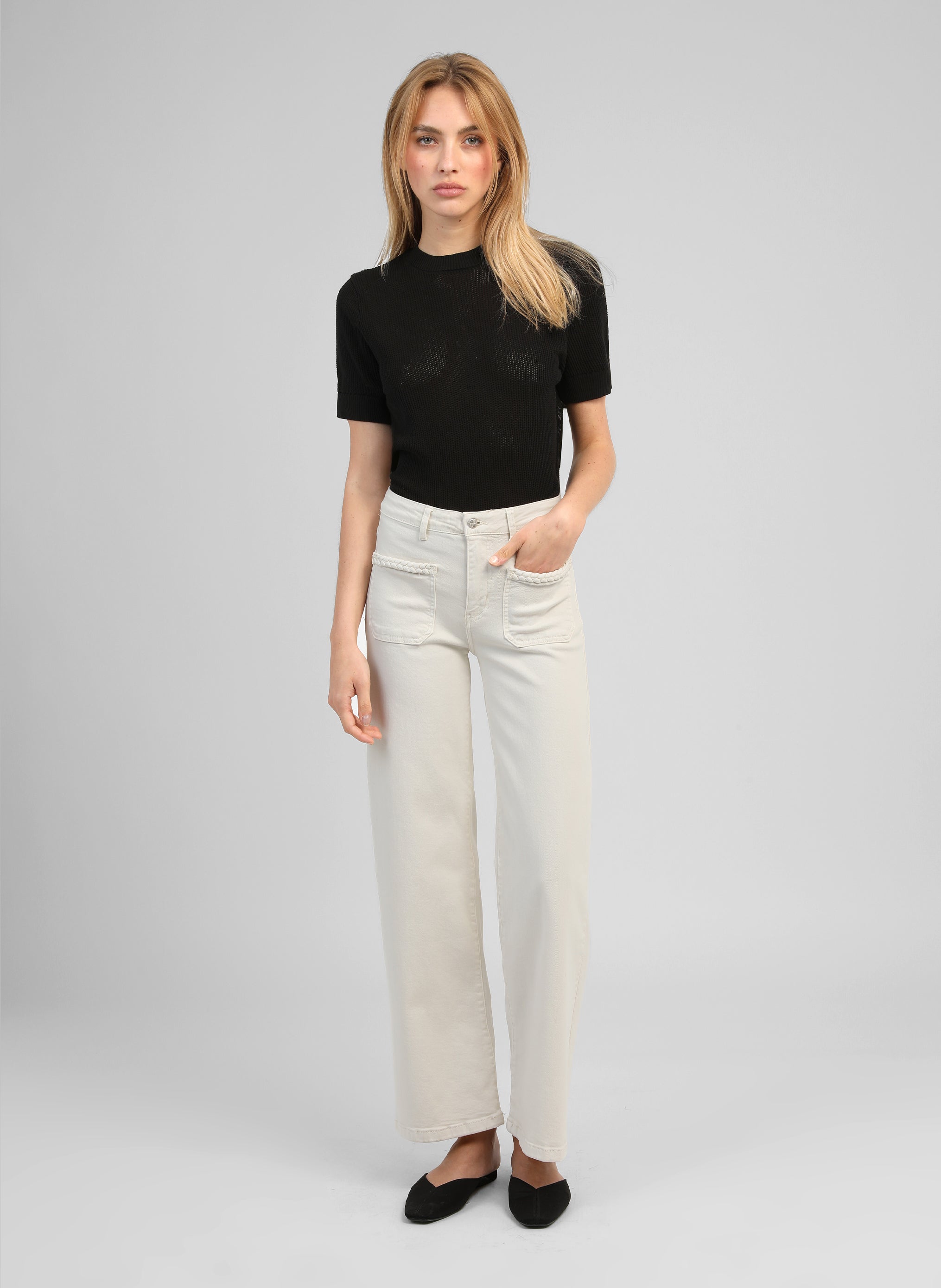 PANTALON PITRESS ecru