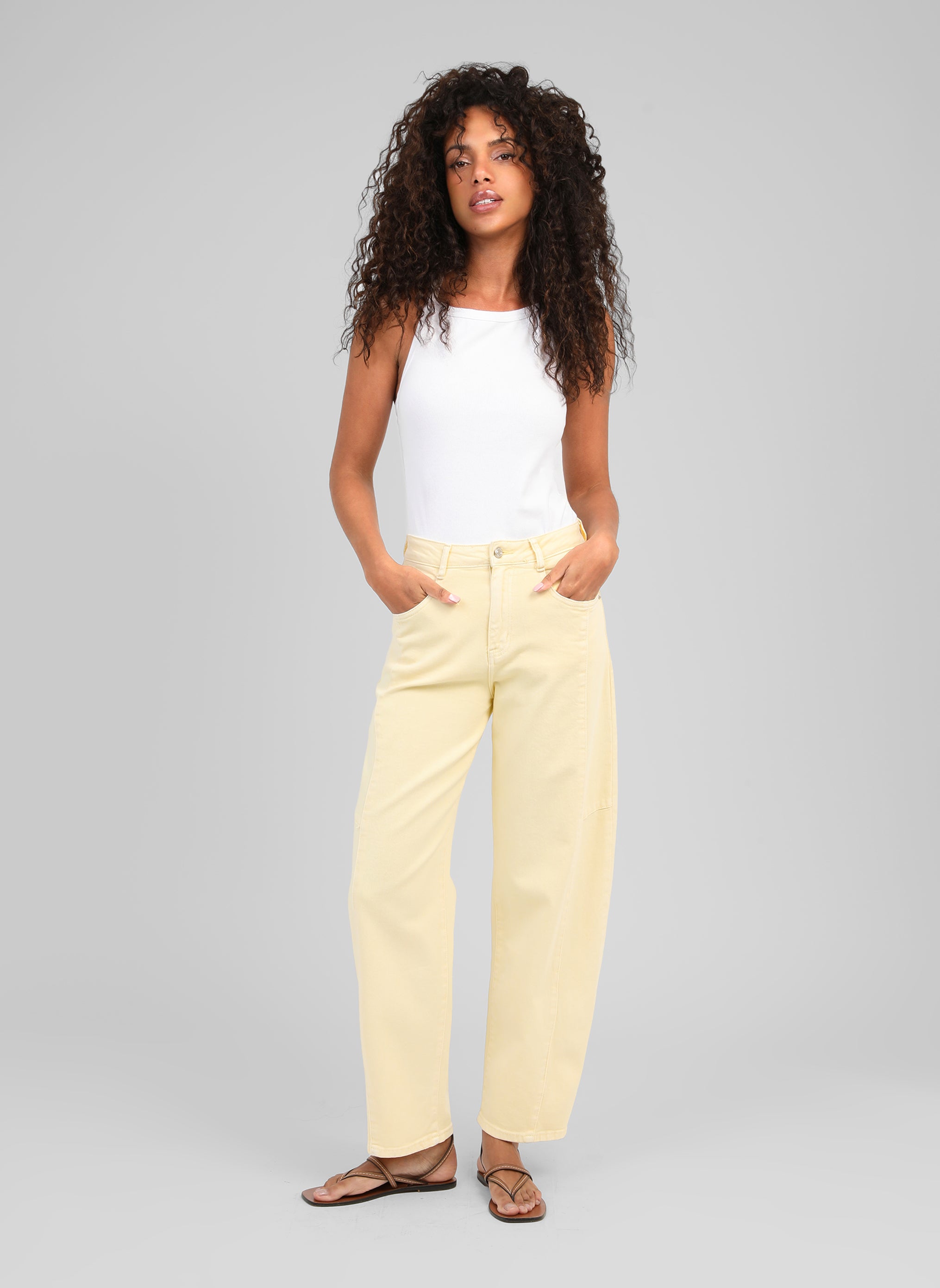 PANTALON PRIMA jaune