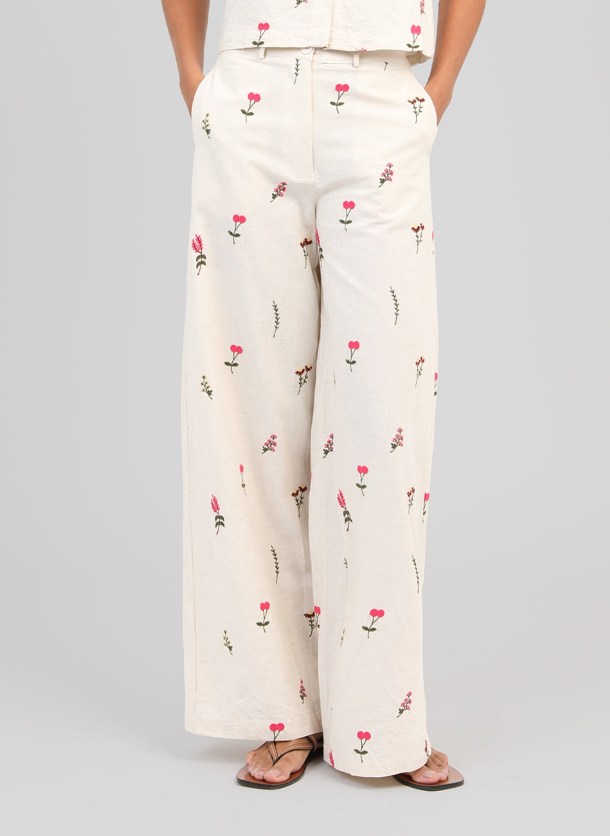 PANTALON RAIPONCE ecru