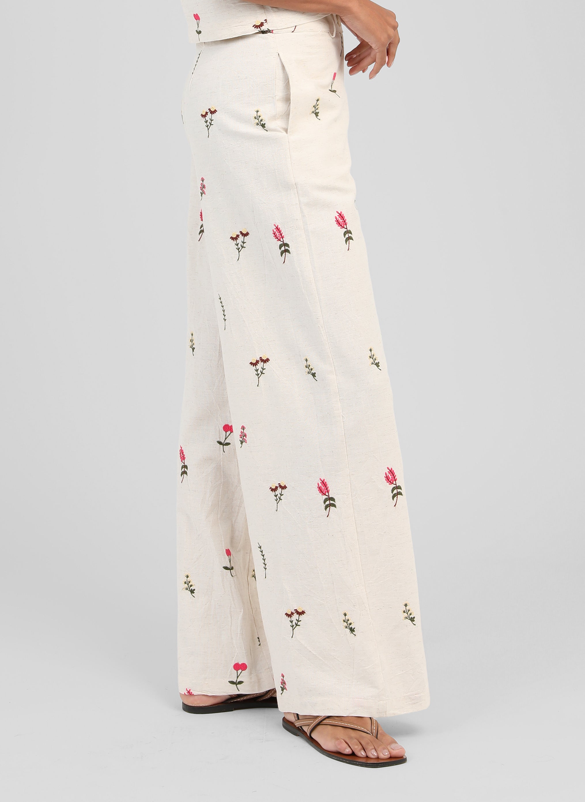 PANTALON RAIPONCE ecru