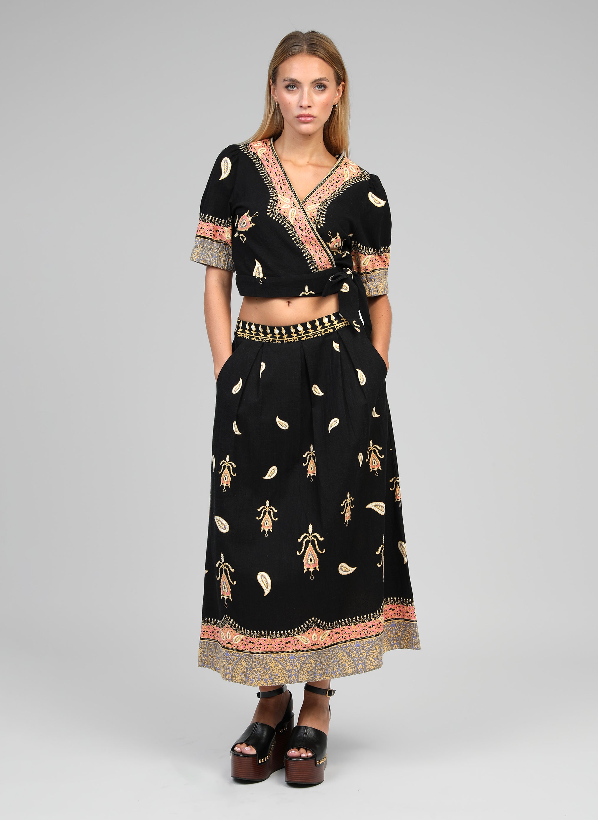 JUPE LONGUE RAMIRO zinga multico