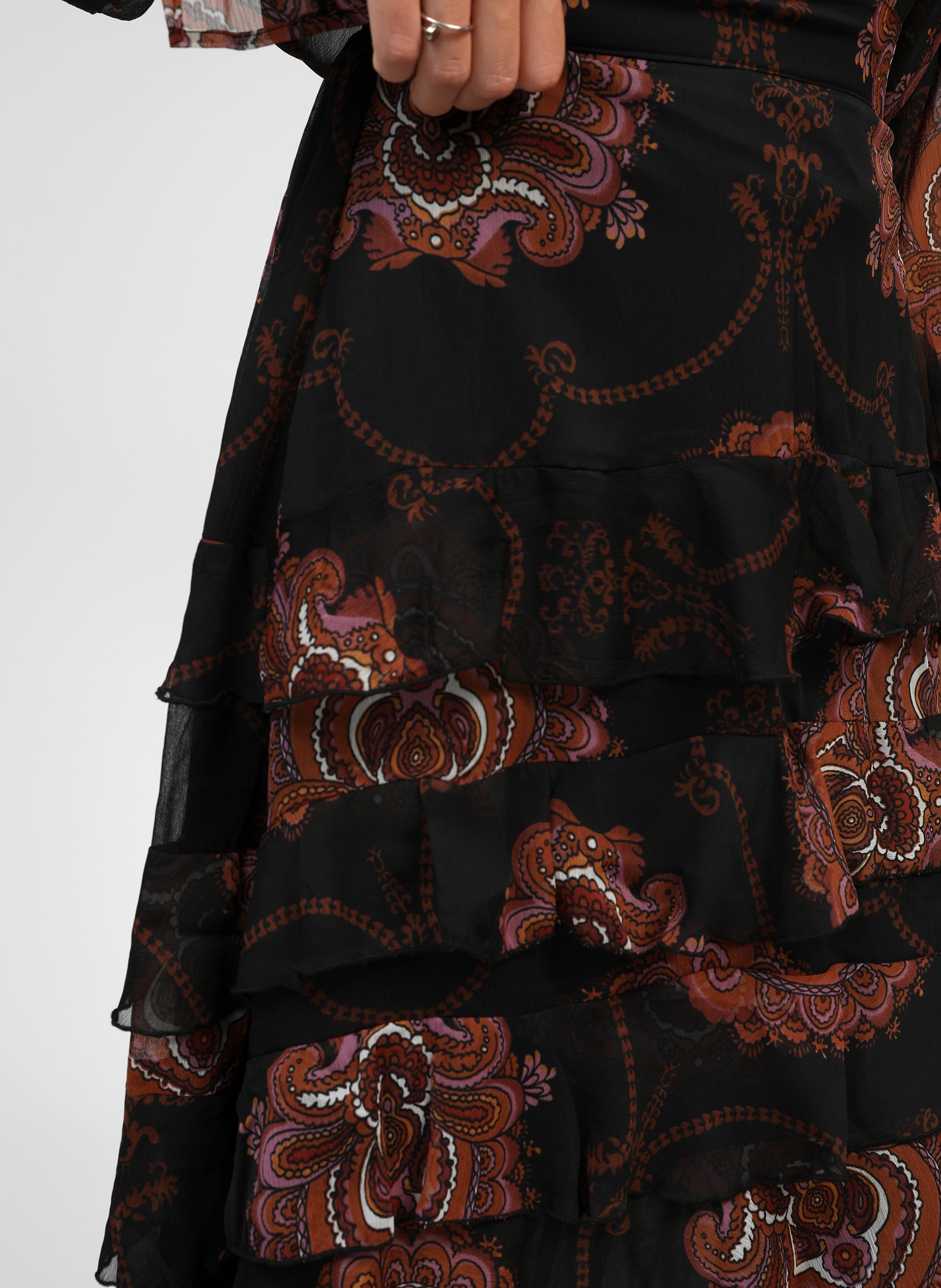 LONG SKIRT RASHELY bohemia black