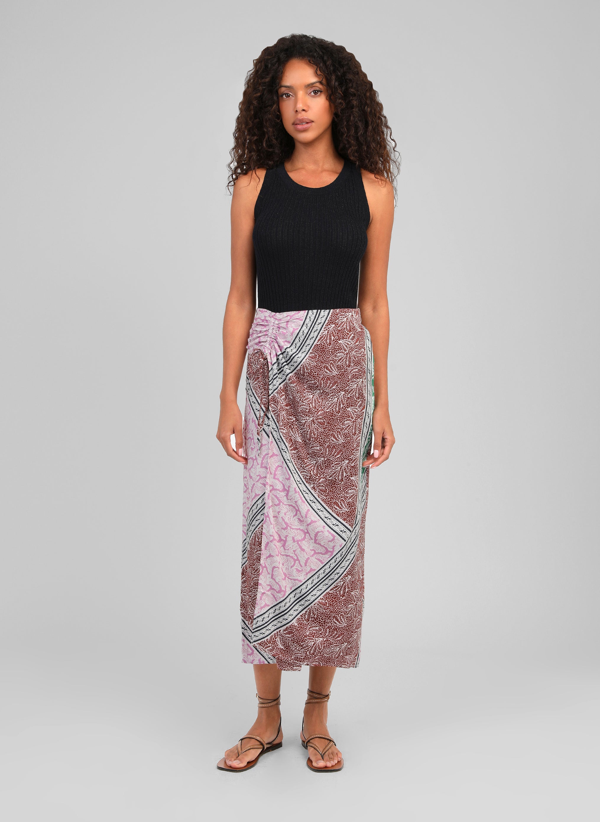 JUPE LONGUE RILAM saltina multi