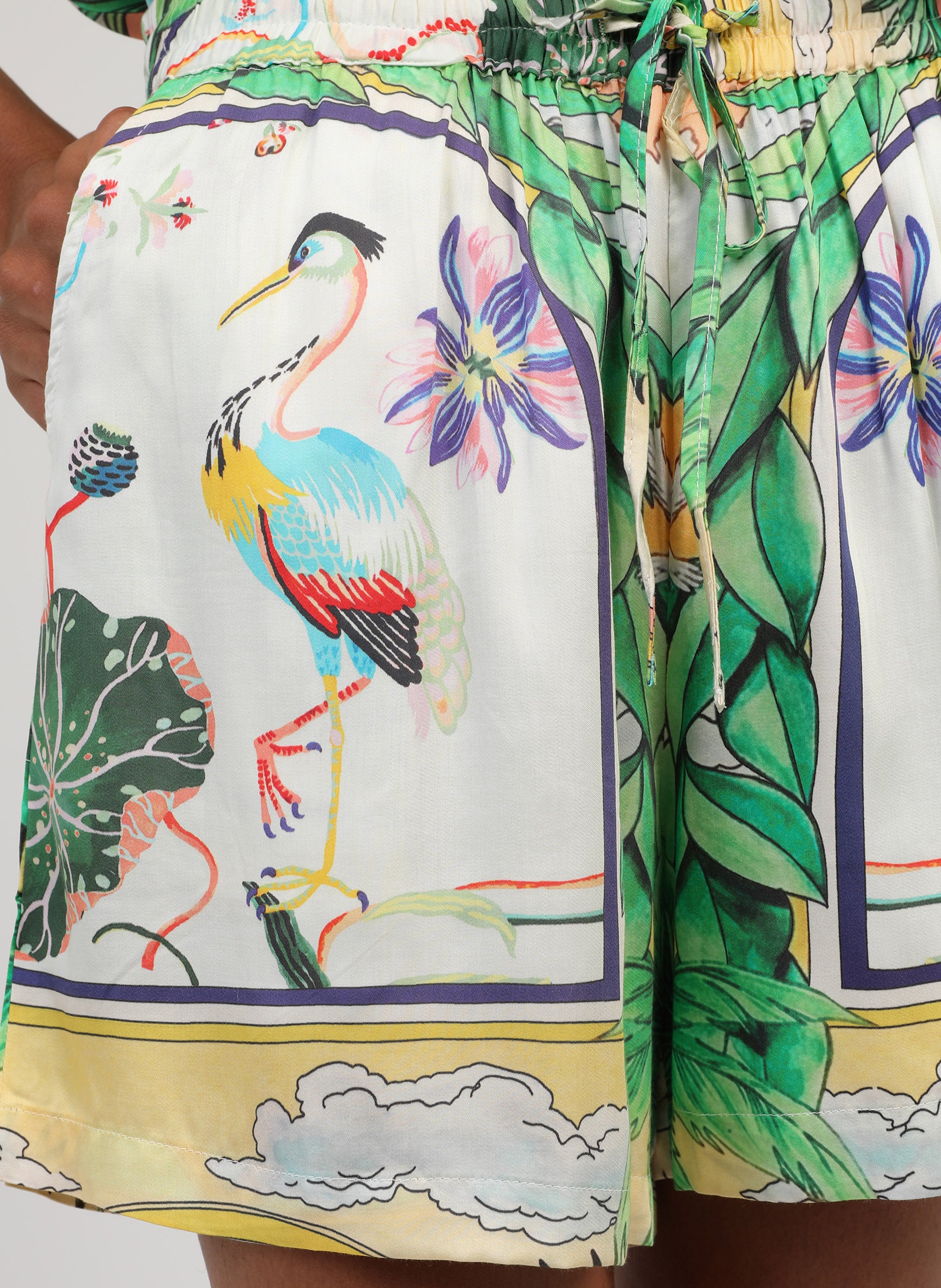 SHORT RILVANA naturalia ciel