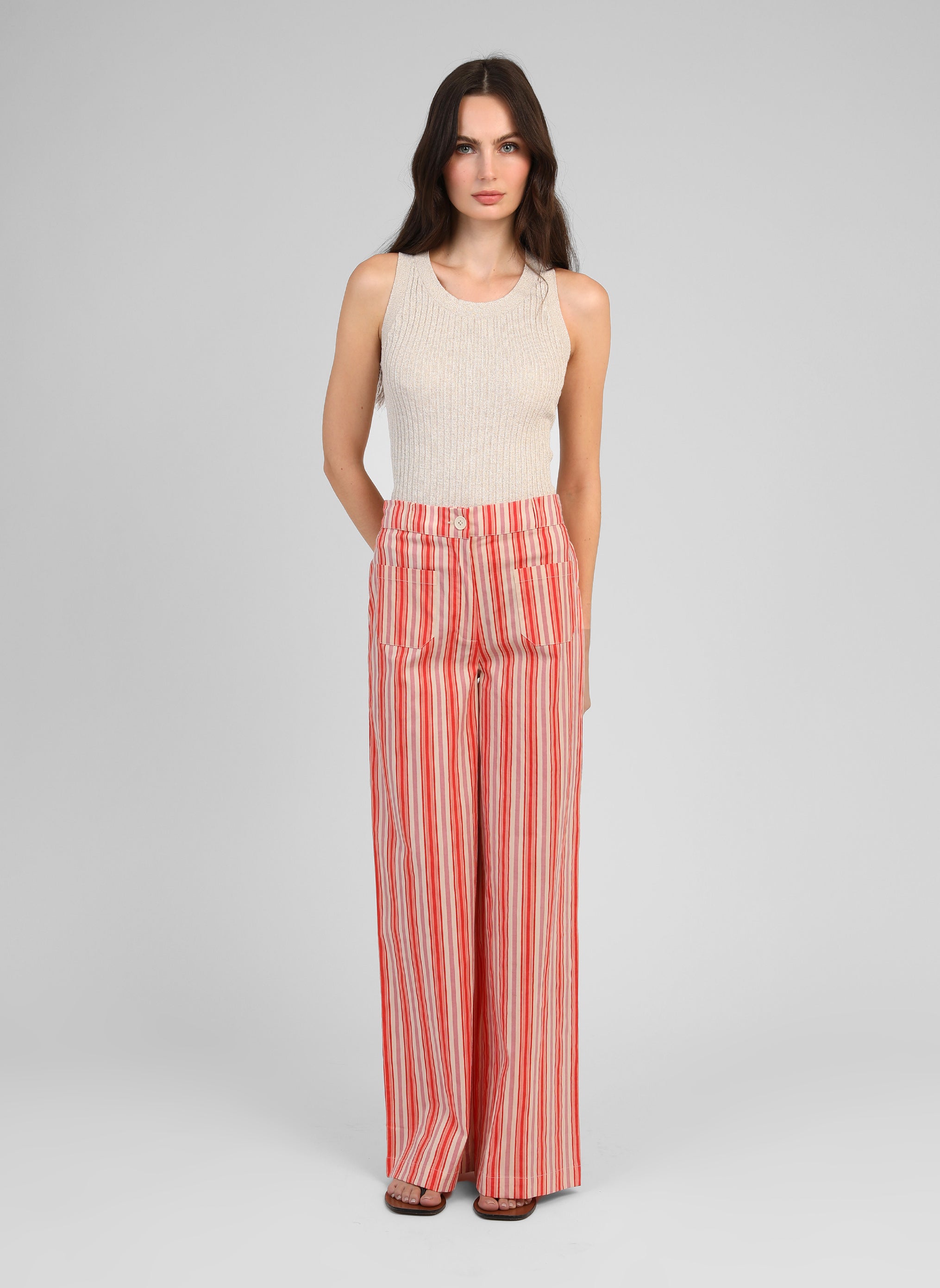 PANTALON ROSINA rouge