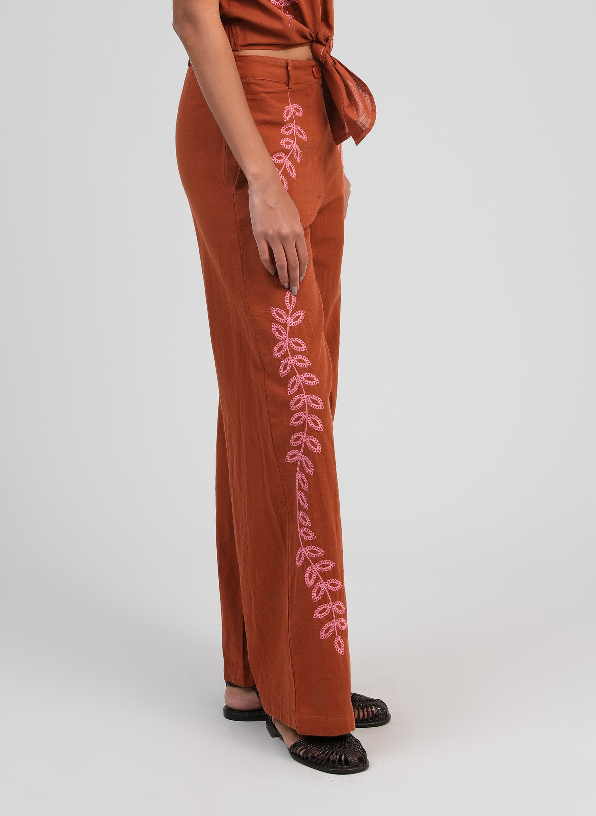 PANTALON ROSSALIE caramel