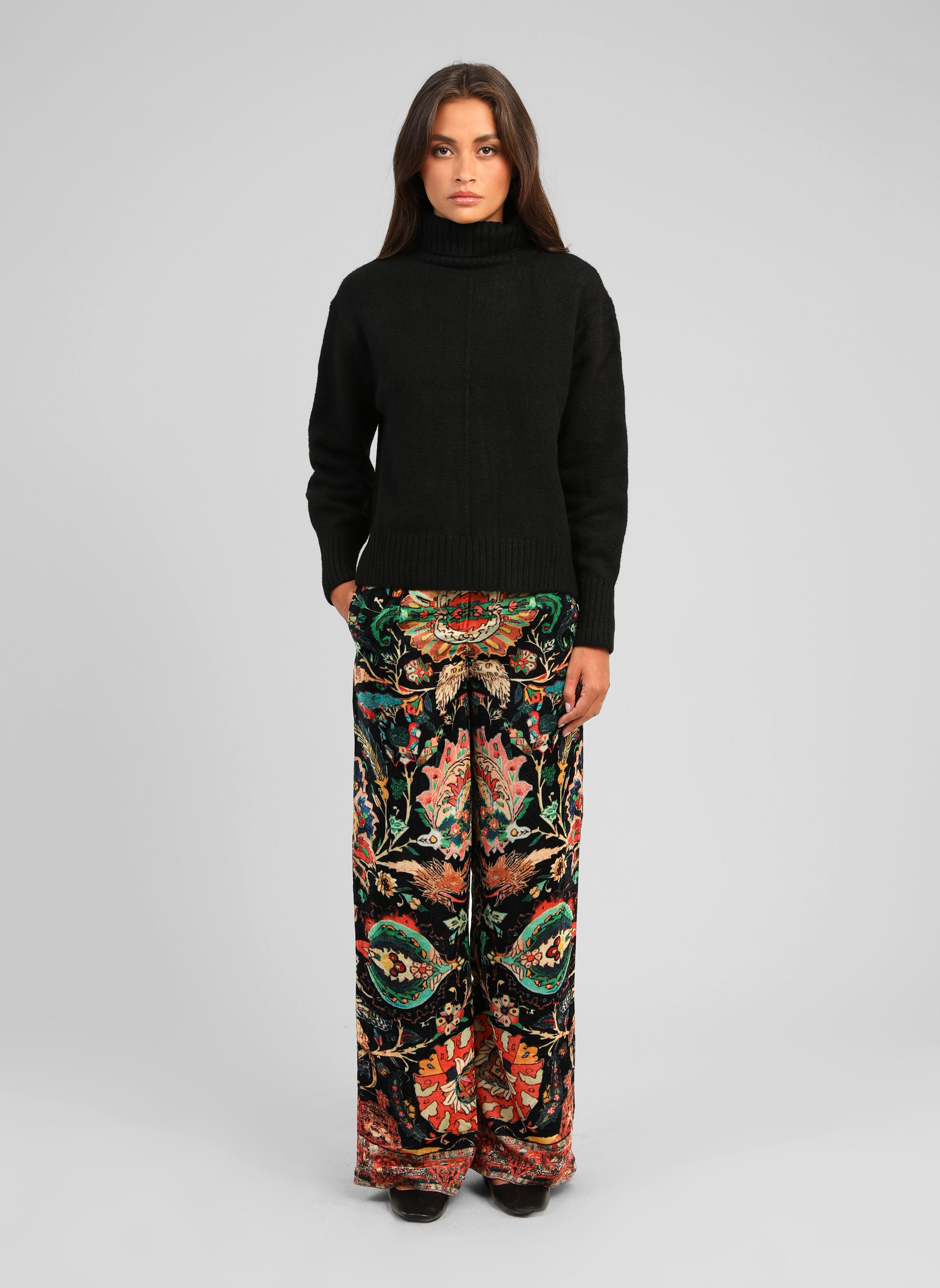 PANTALON ROSSYLA aubussy noir
