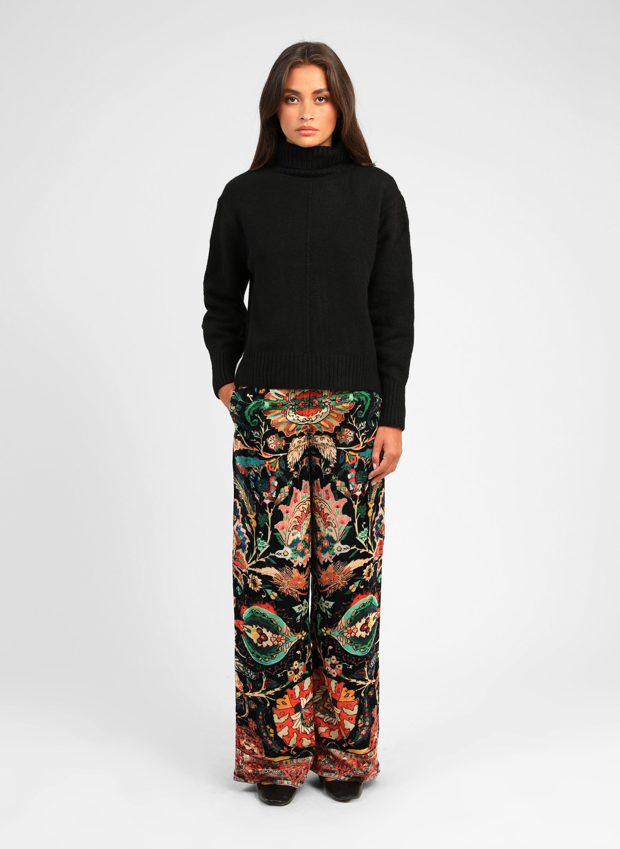 PANTALON ROSSYLA aubussy noir