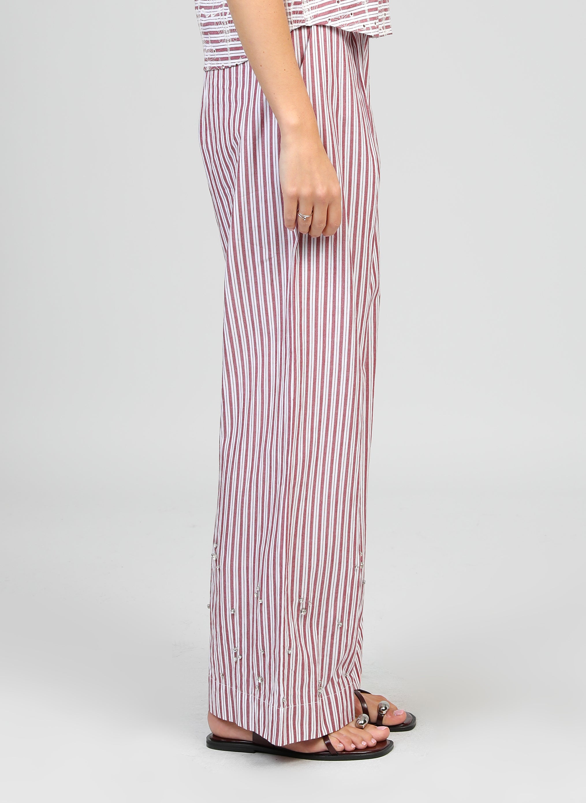 PANTALON RONALY rouge