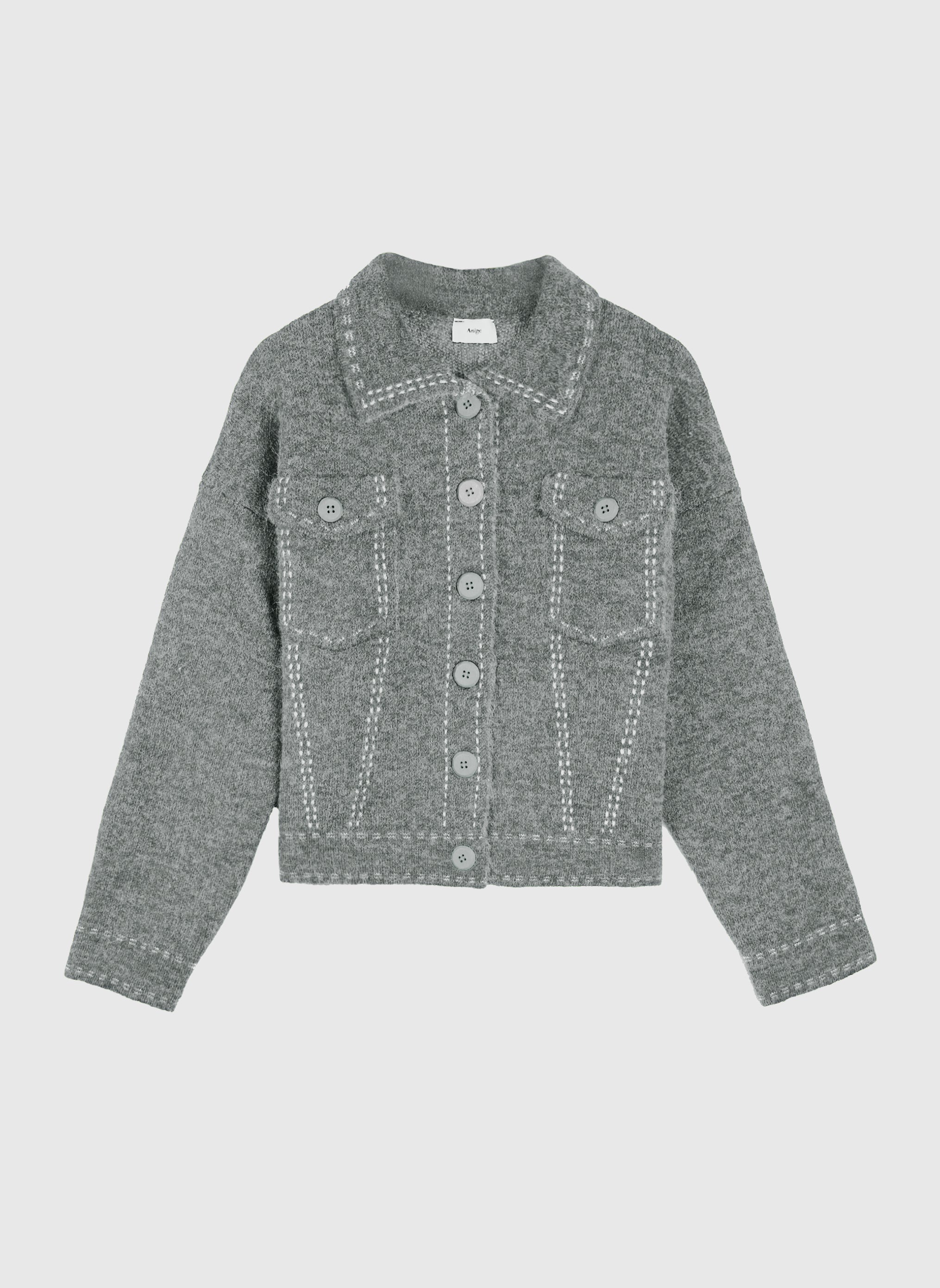 GILET LECODY gris chiné