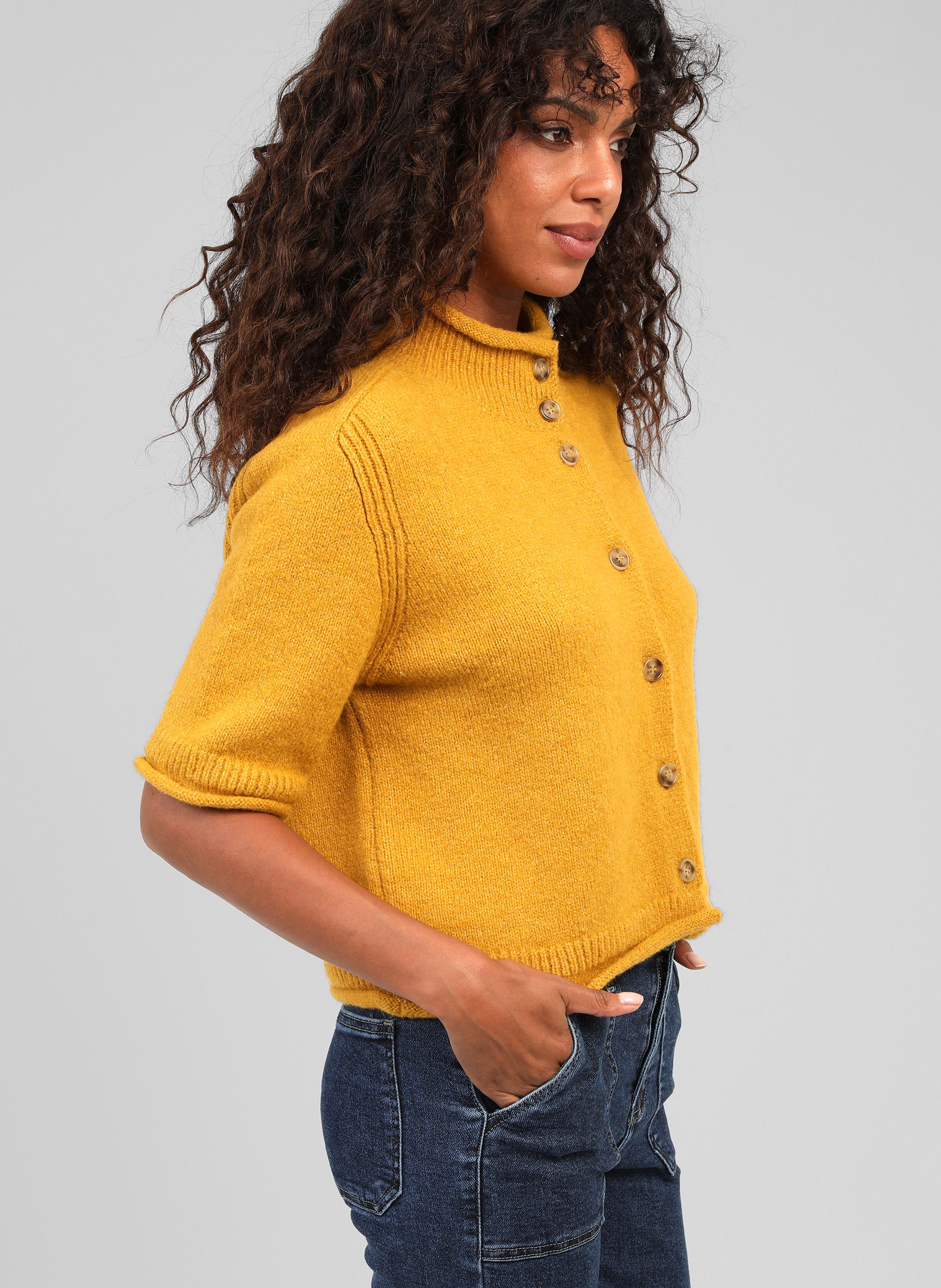 GILET LELYA yellow
