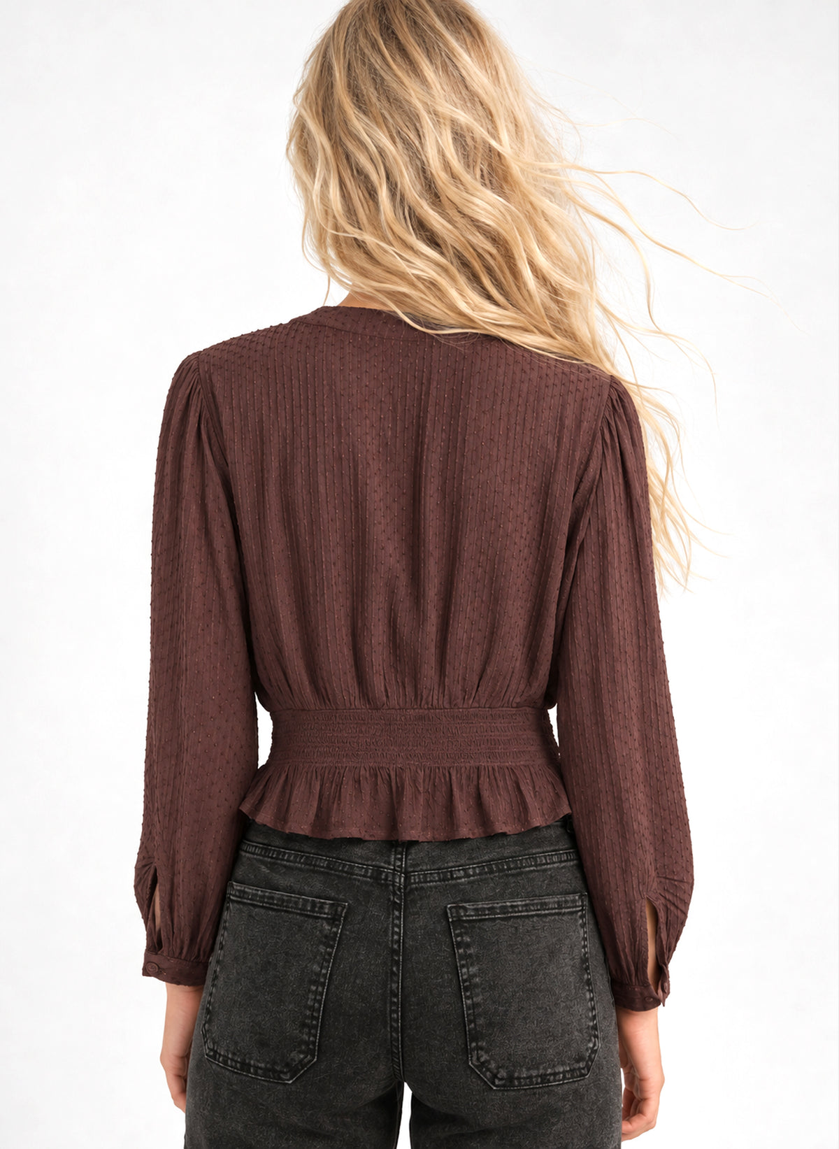 BLOUSE SADIANE marron