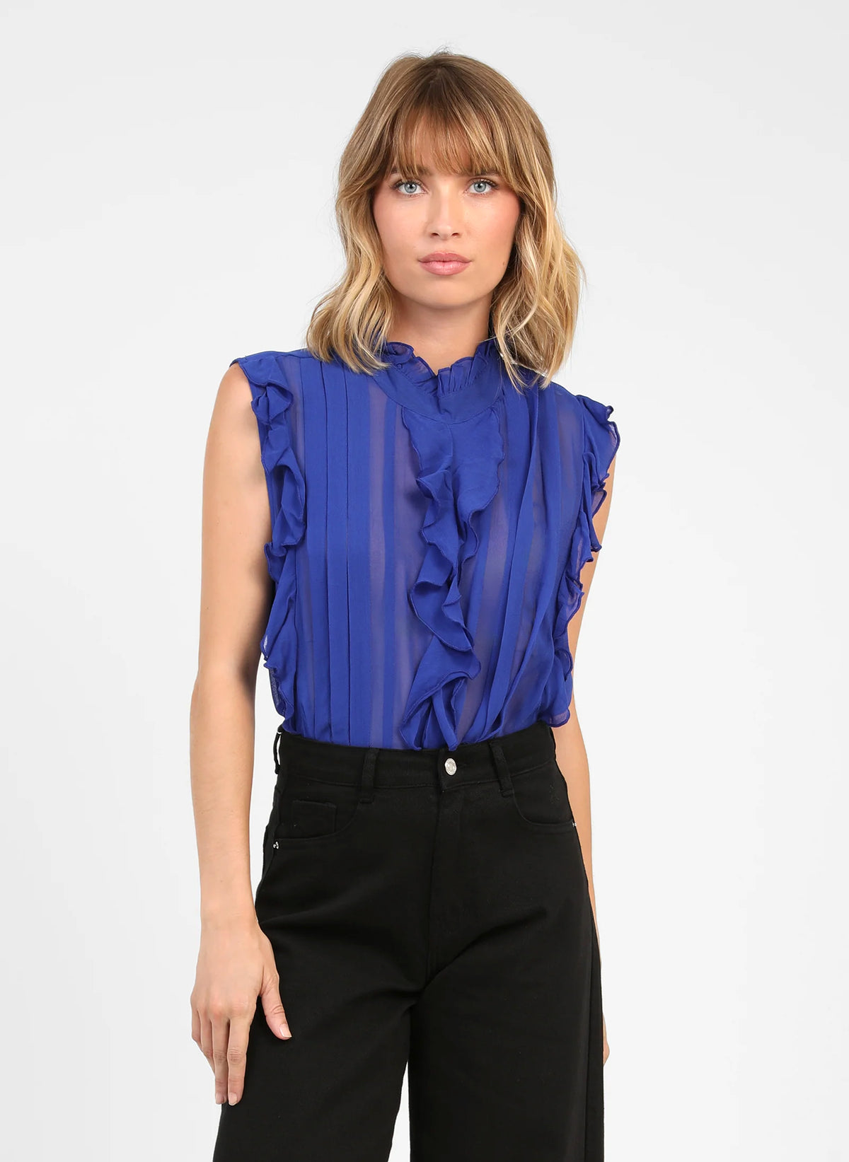 TOP SAHANIE Electric Blue