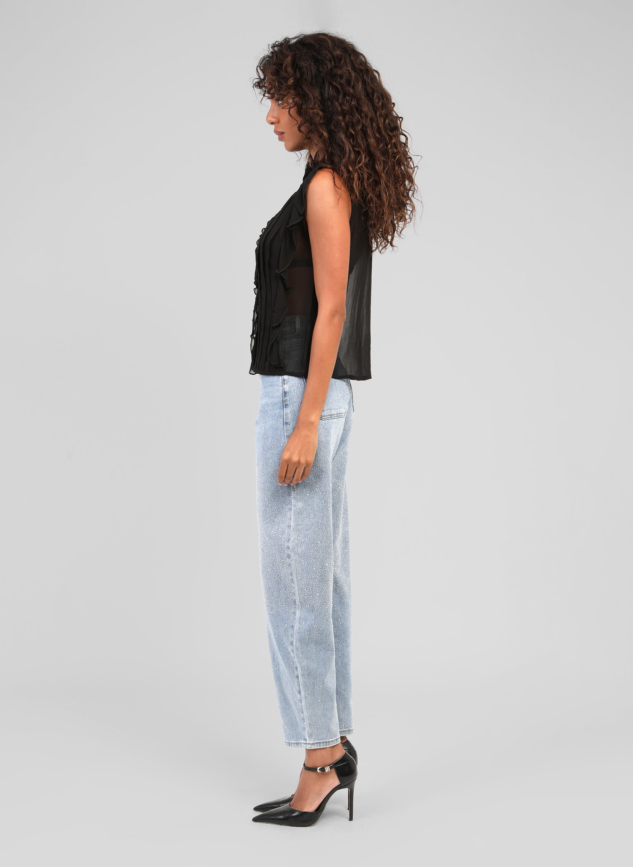 TOP SAHANIE noir