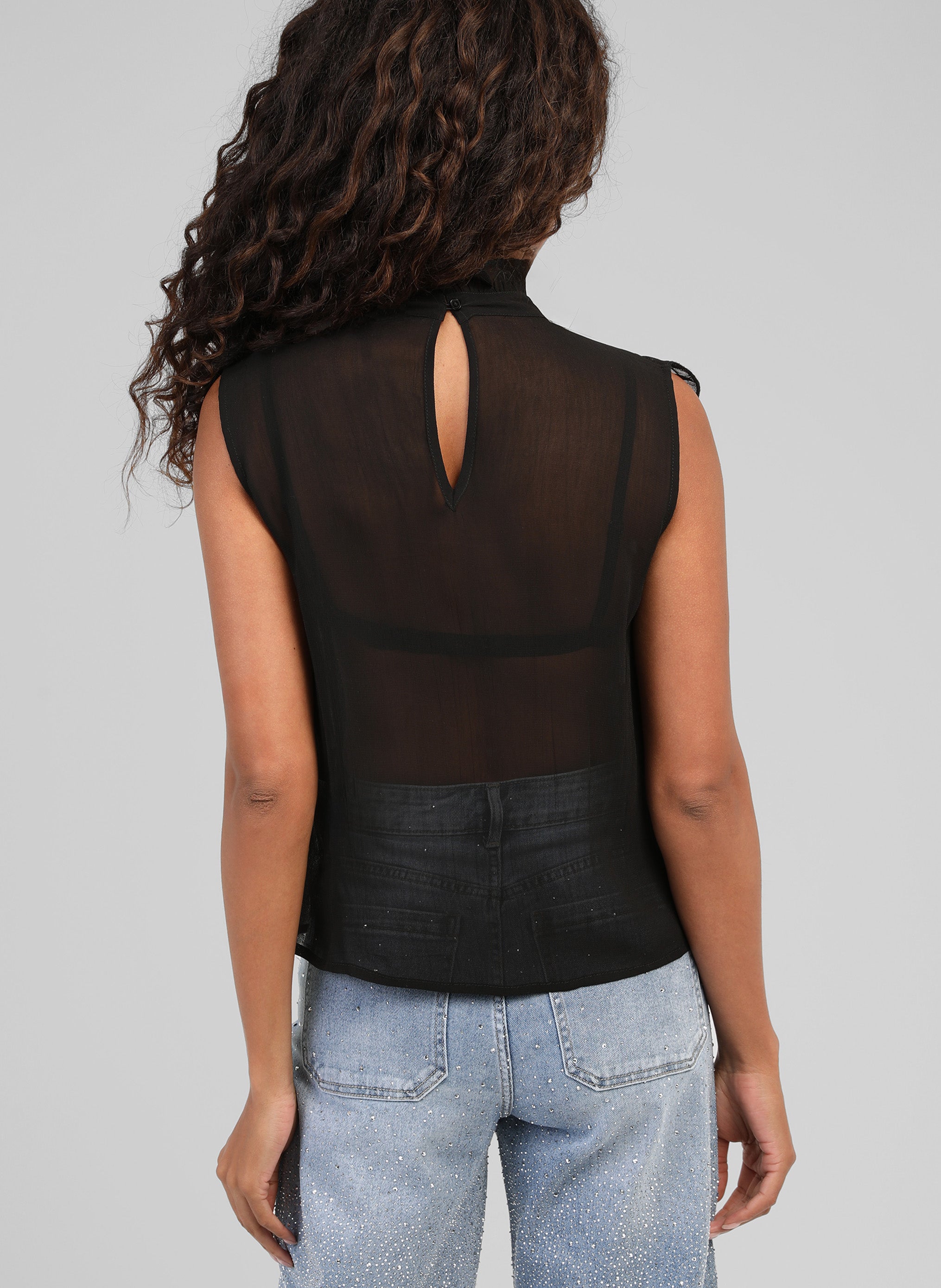 TOP SAHANIE noir