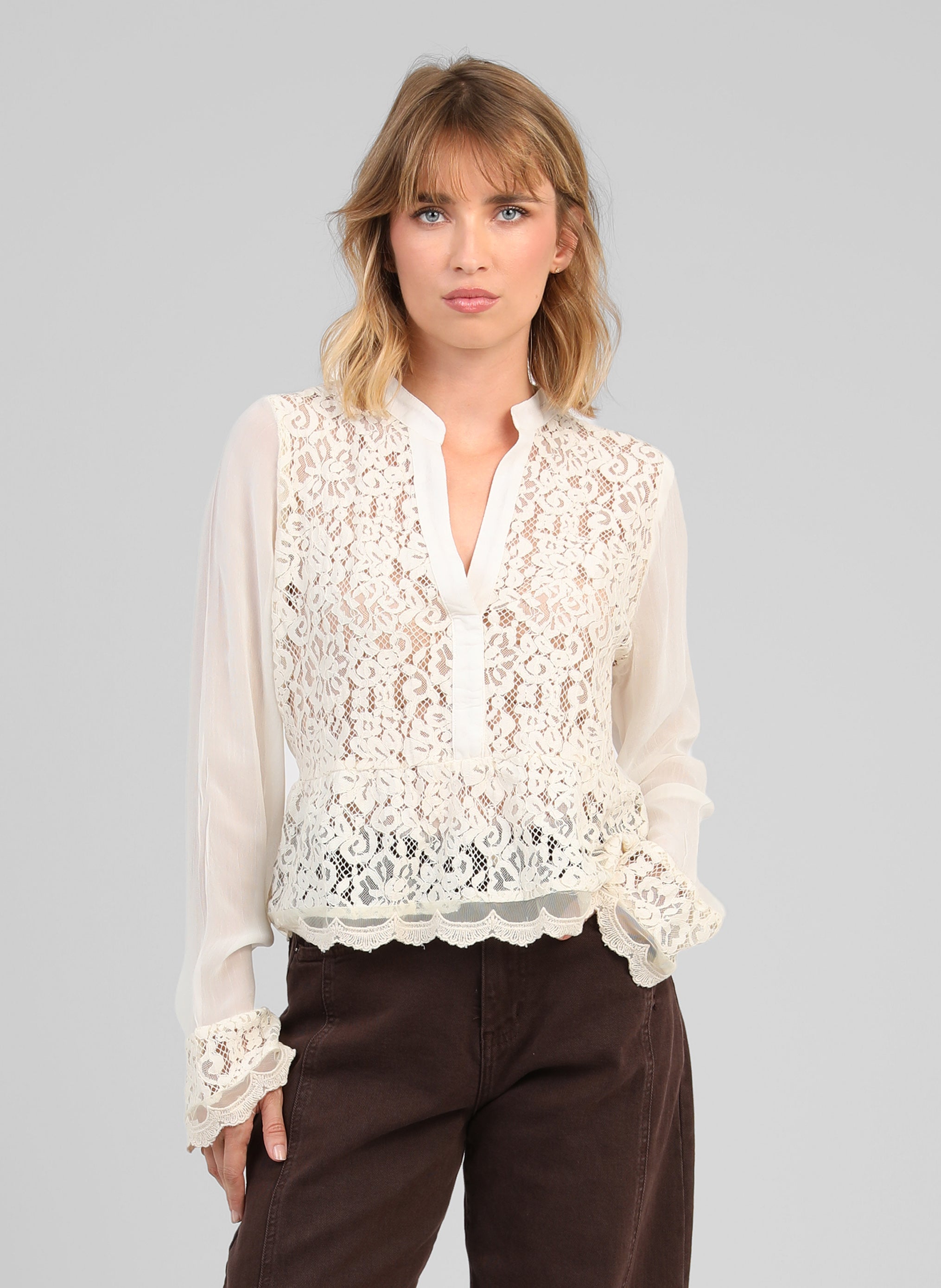 SALAMA SHIRT, ecru