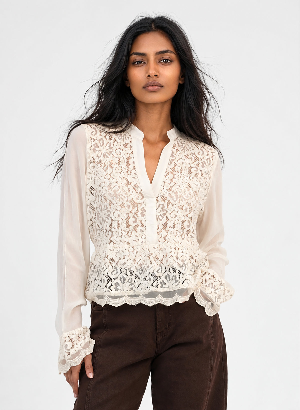 SALAMA SHIRT, ecru