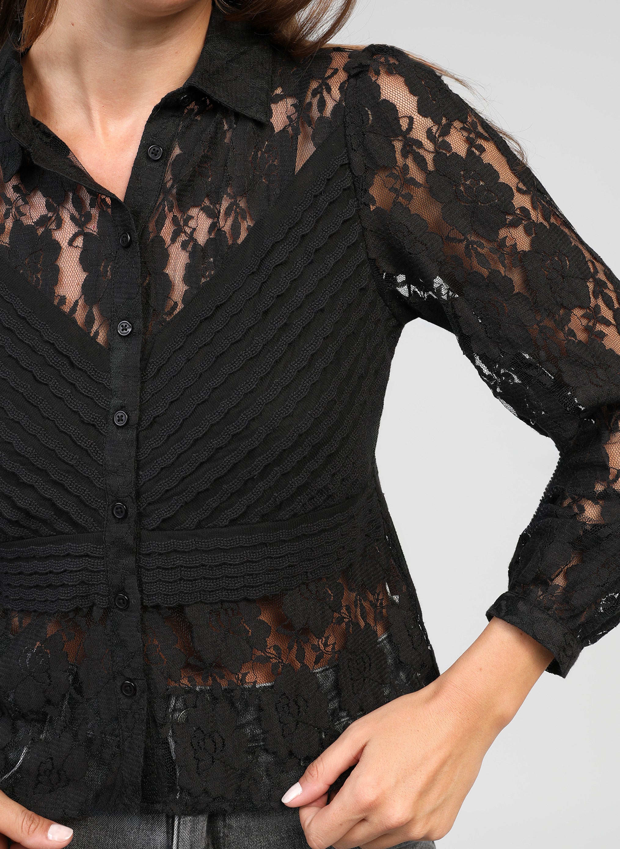 CHEMISE SALOMEA noir